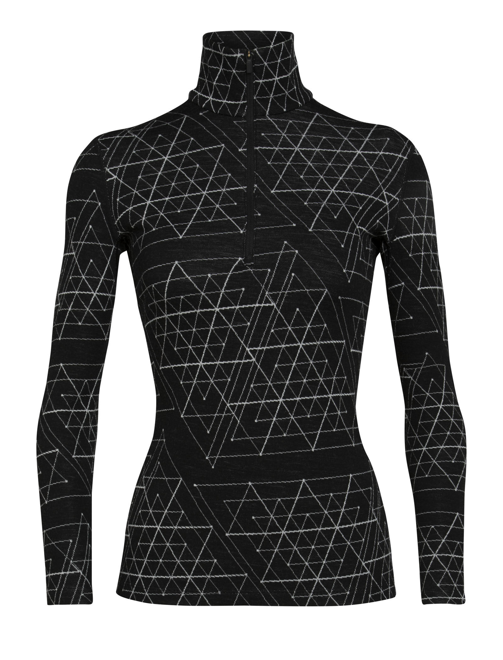Merino 250 Vertex Long Sleeve Half Zip Thermal Top Ice Structure Icebreaker CA