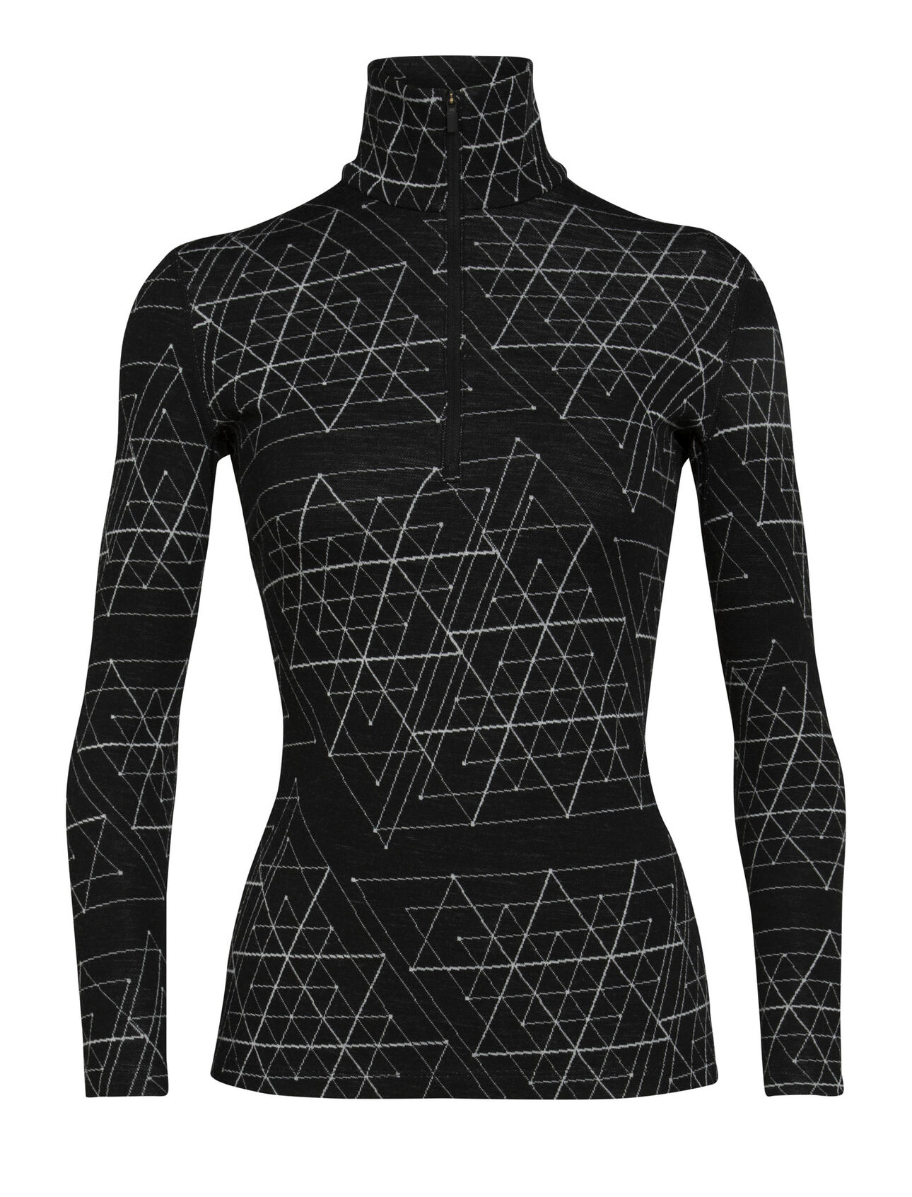 Maglia a maniche lunghe con mezza zip 250 Vertex Ice Structure