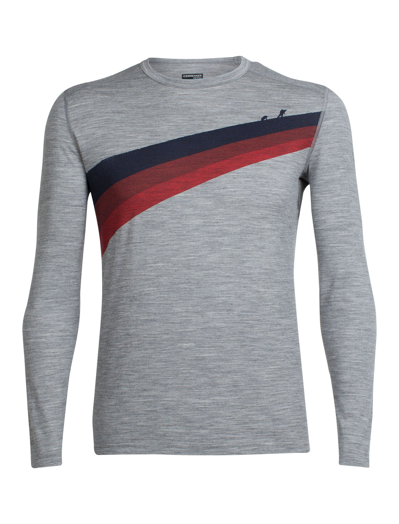 Oasis Long Sleeve Crewe Ascent Stripe