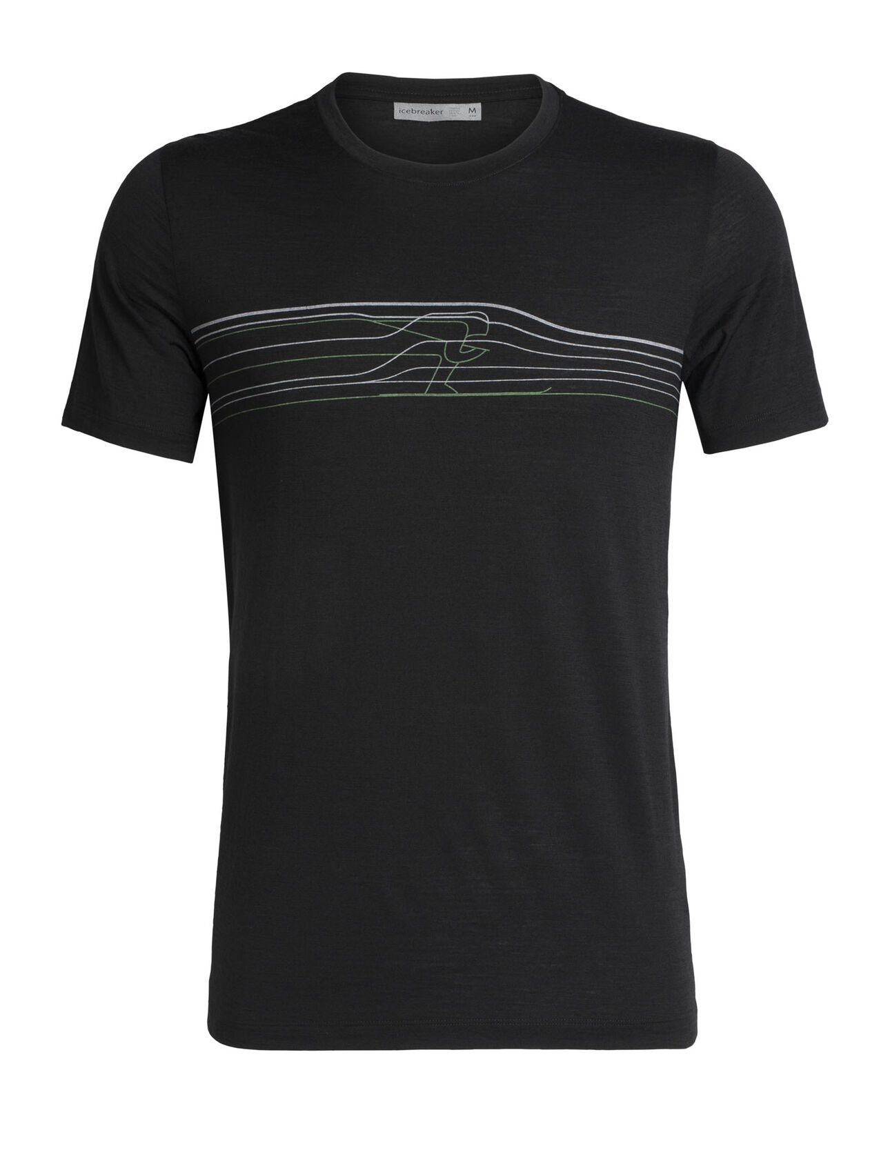 Tech Lite Short Sleeve Crewe t-shirt i merino Ski Racer