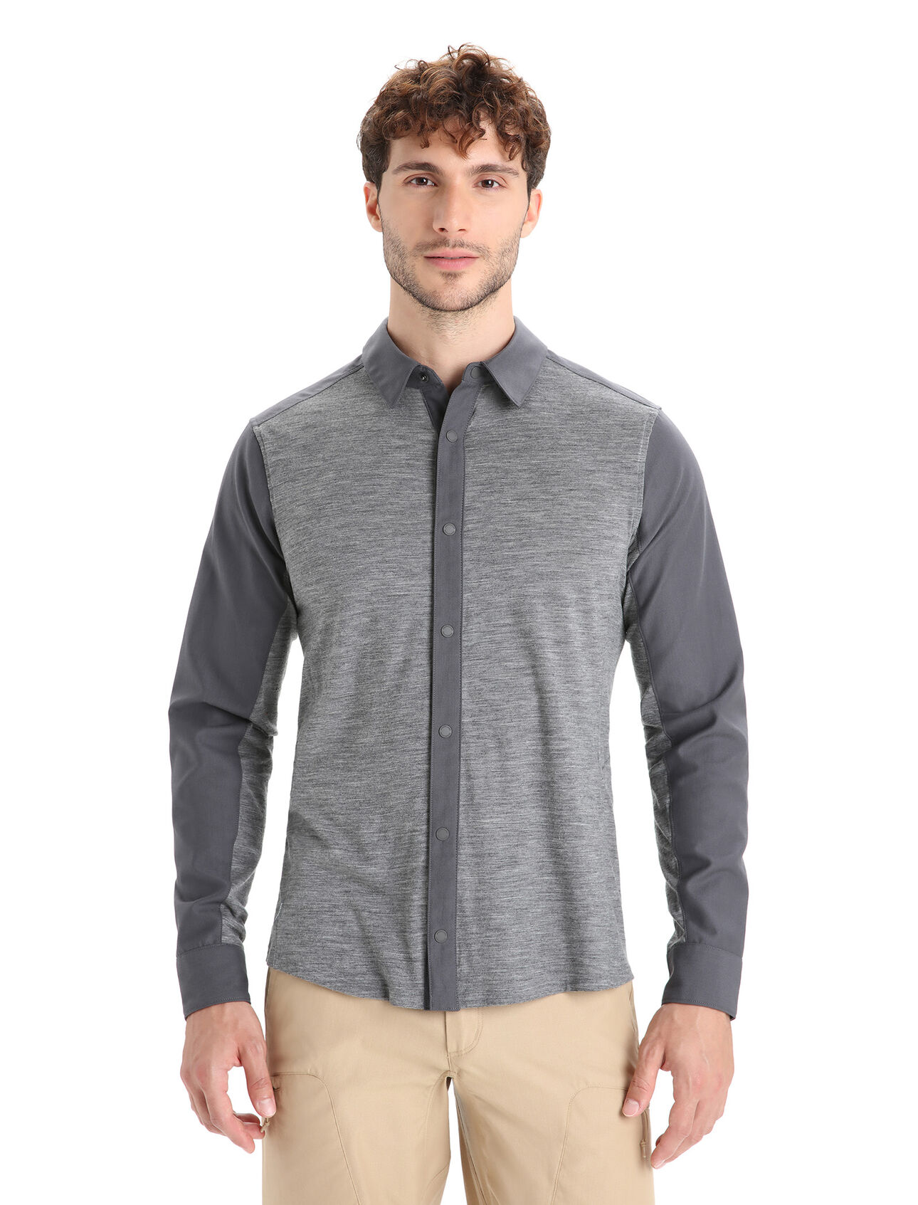 Mens Merino Hike Long Sleeve Top A lightweight and breathable merino shirt ideal for mountain adventures, the Hike Long Sleeve Top also provides the casual style for whatever comes after.