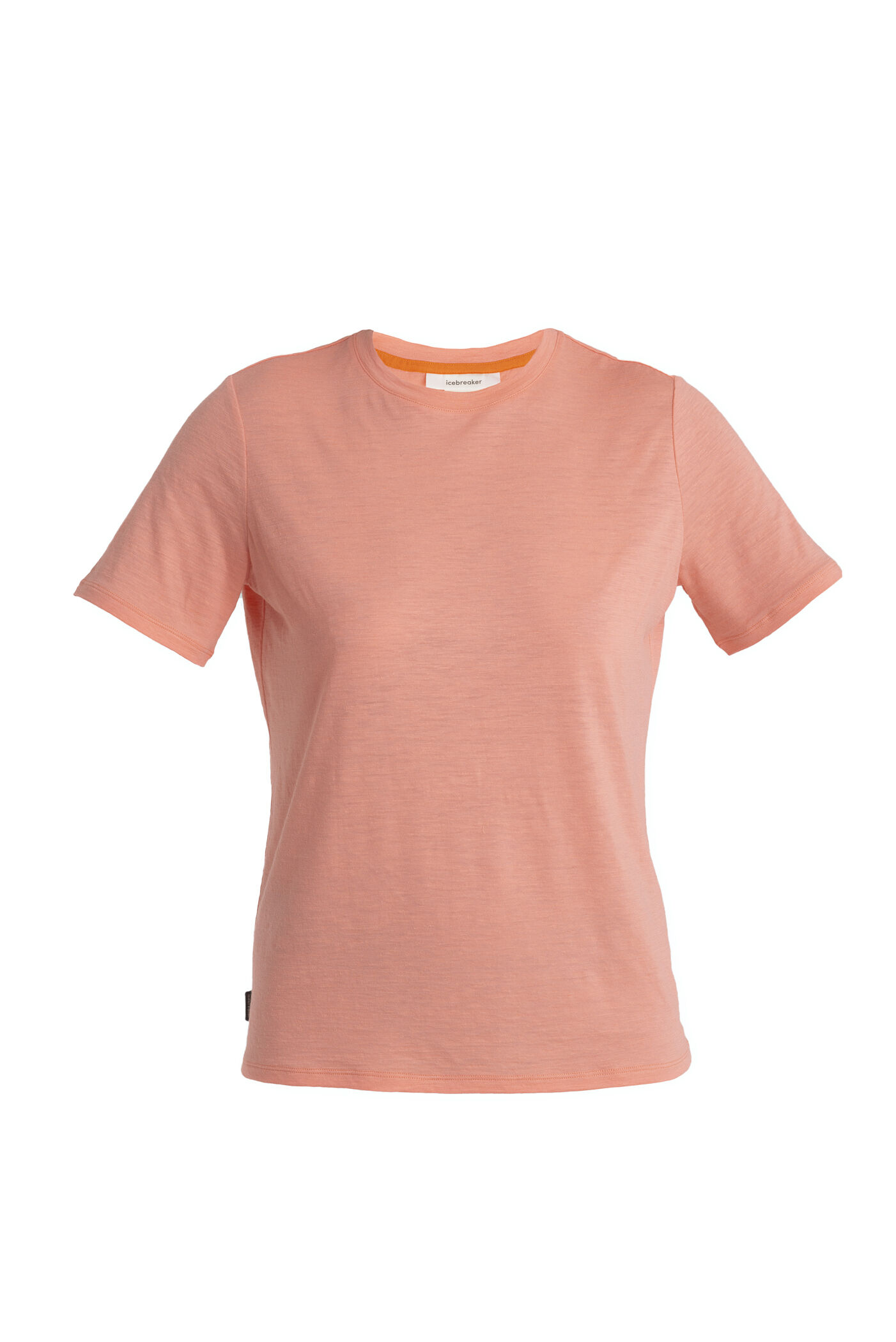 Icebreaker Merino Linen Short Sleeve T Shirt Orange M Woman 0A56ON629M