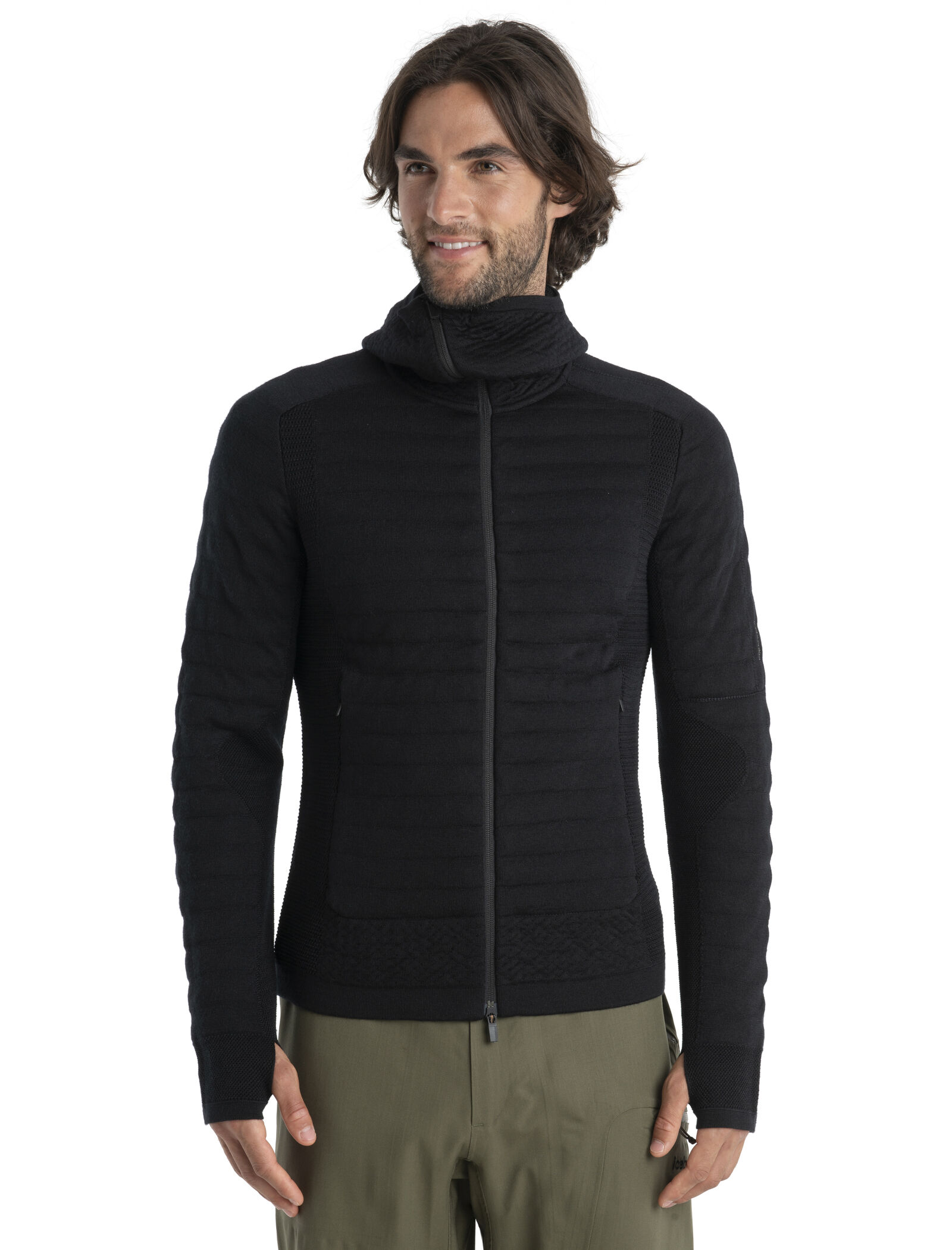 Men s ZoneKnit Merino Explore Long Sleeve Zip Hoodie