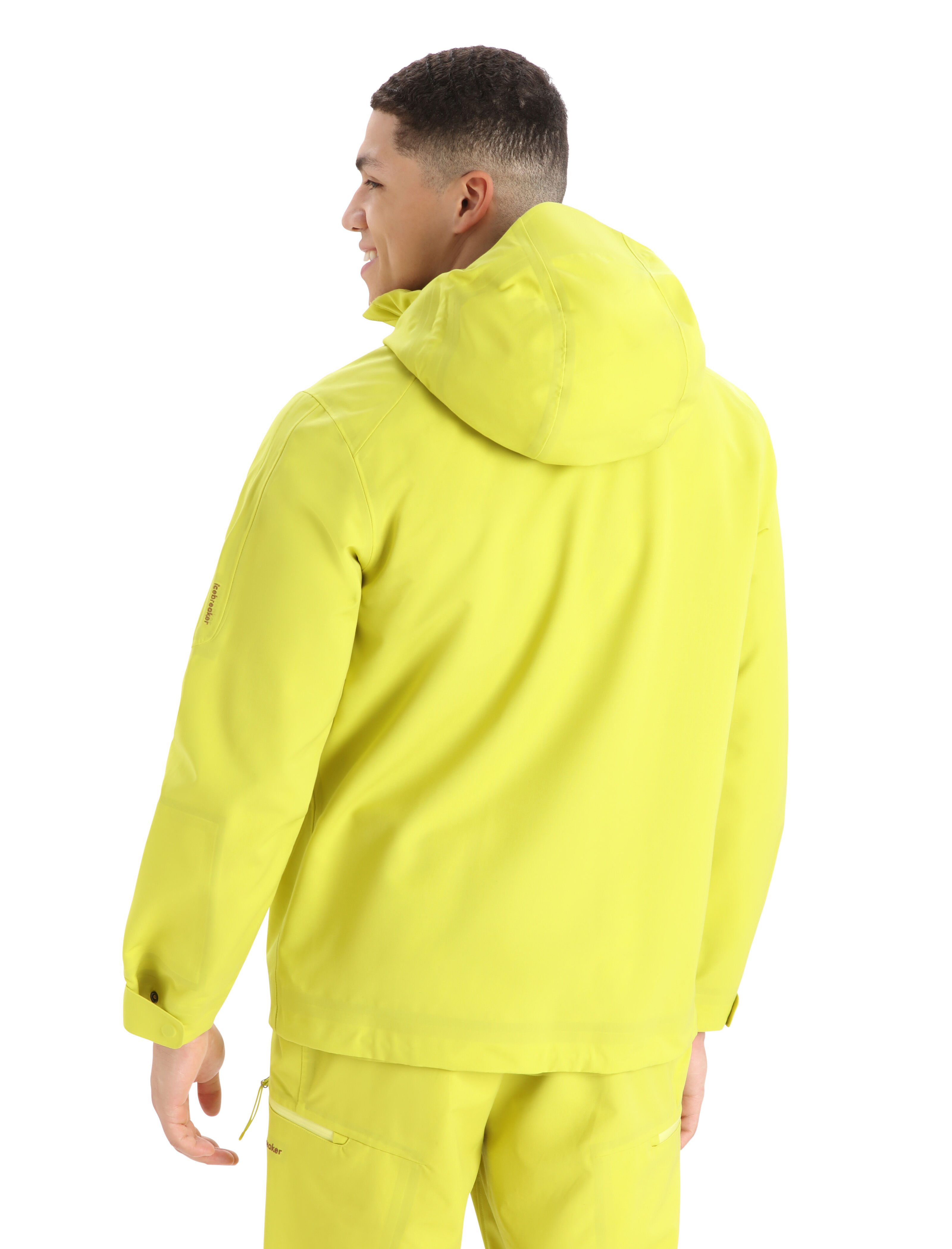 Shell Merino Kapuzenjacke Herren