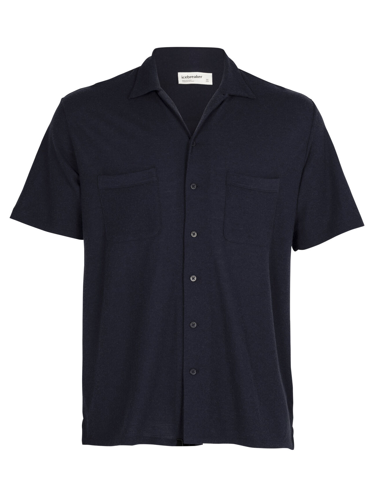 Chemise col ouvert mérinos 180 Pique