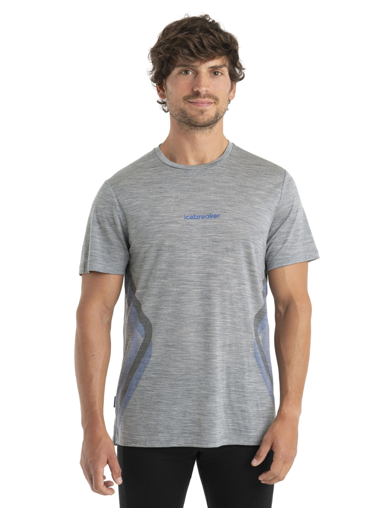 Mens 125 Cool-Lite™ Merino Sphere II Short Sleeve T-Shirt Synergism A soft merino-blend tee made with our lightweight Cool-Lite™ jersey fabric, the 125 Cool-Lite™Sphere II Short Sleeve Tee Synergism provides natural breathability, odour resistance and comfort. The tee's unique graphic print references the soft bend in the trail, and icebreaker's soft geometric design lines.