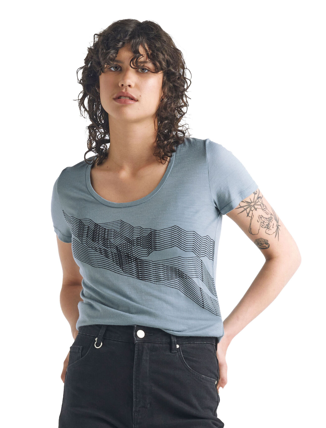 Merino Tech Lite Short Sleeve Scoop Neck T-Shirt St Anton