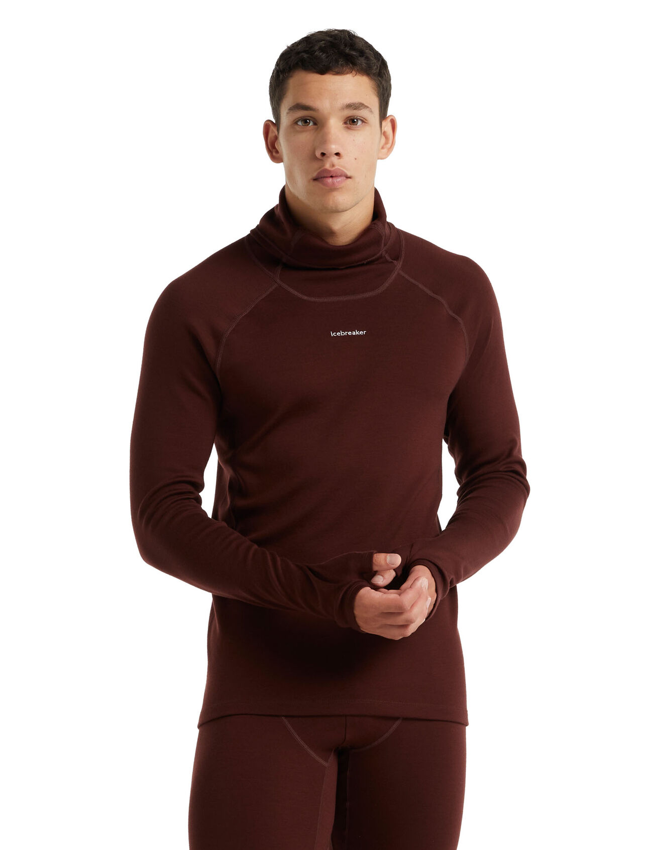 15.5 Merino Long Sleeve Roll Neck Thermal Top