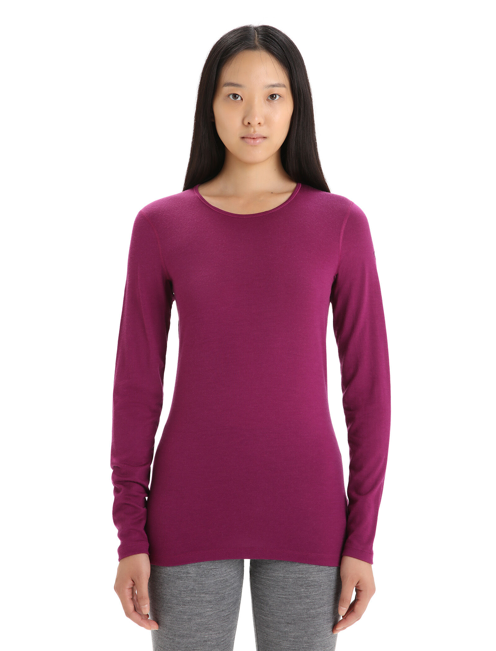 Merino 200 Oasis Long Sleeve Crewe Thermal Top Icebreaker UK