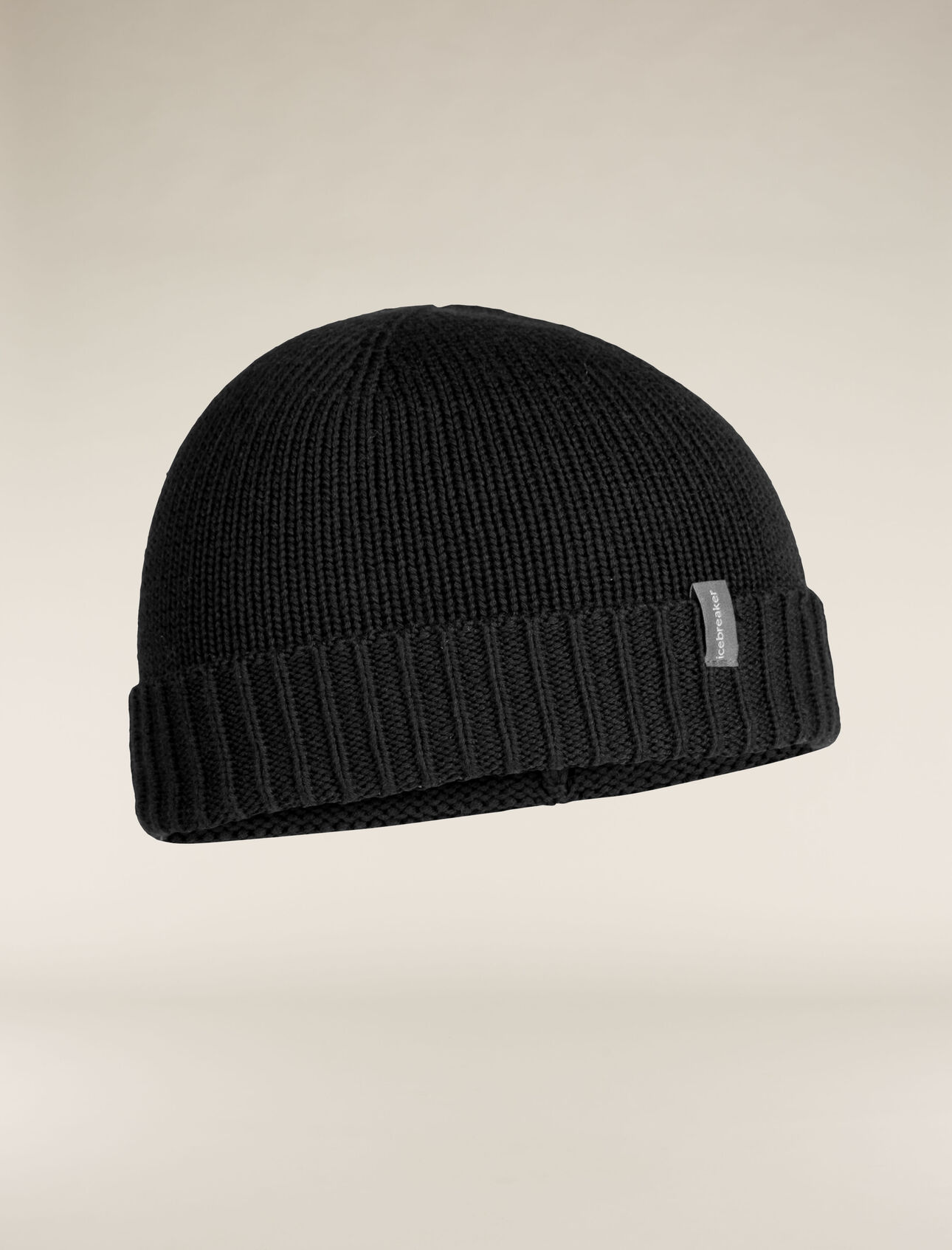 Merino Vela Cuff Beanie