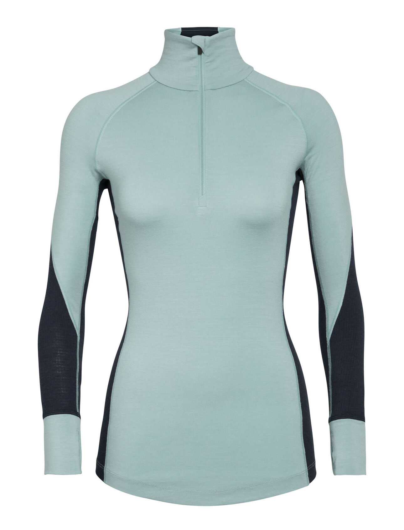Women S Bodyfitzone Merino 260 Long Sleeve Half Zip Icebreaker Das icebreaker bodyfit 260 midweight ls crewe longsleeve sieht gut aus und fuehlt sich weich auf der haut an. women s bodyfitzone merino 260 zone long sleeve half zip thermal top