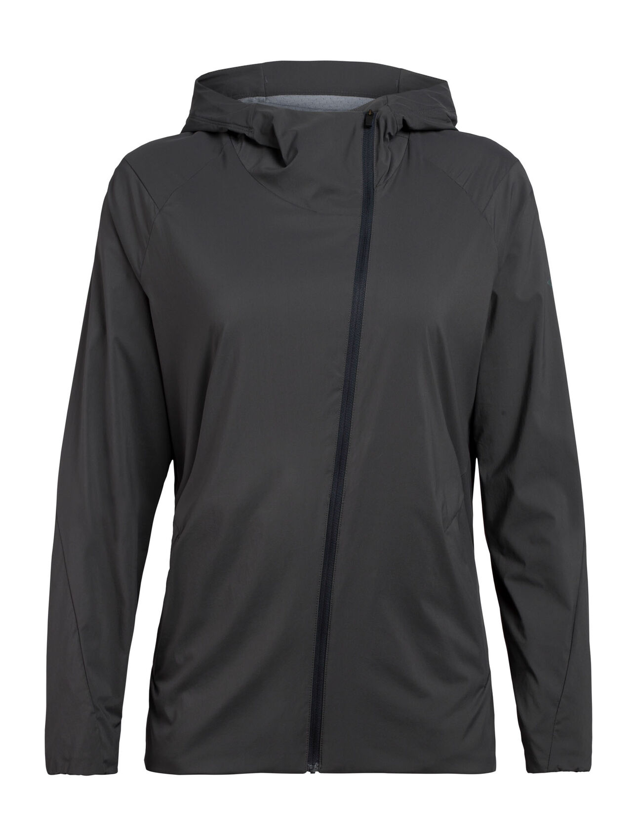 Womens Merino Tropos Hooded Windbreaker Jacket A lightweight women’s windshell made with recycled content and a moisture-wicking merino wool corespun lining, the Tropos Hooded Windbreaker shed light elements while keeping you comfortable. 