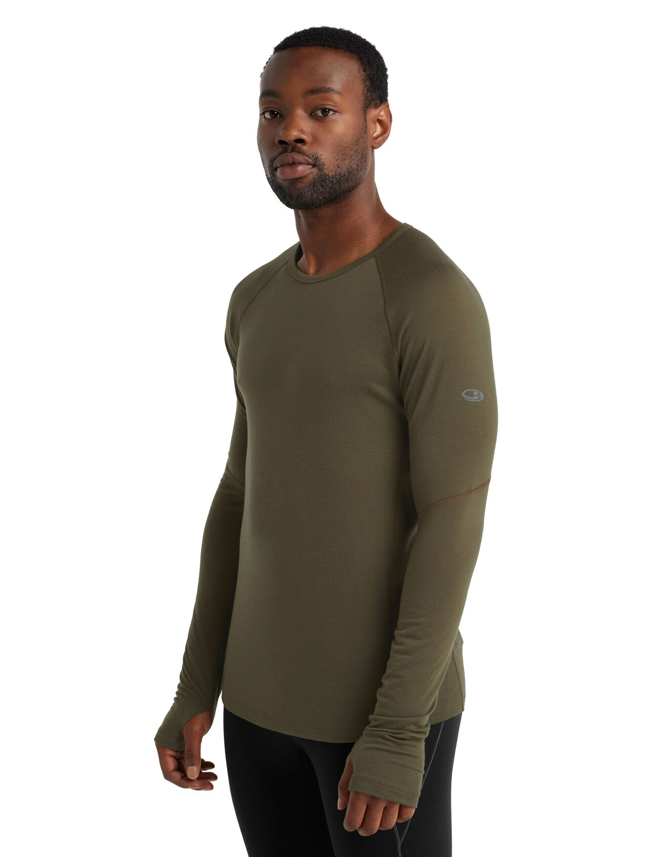 BodyfitZone™ Merino 150 Zone Thermo-Langarmshirt mit Rundhalsausschnitt