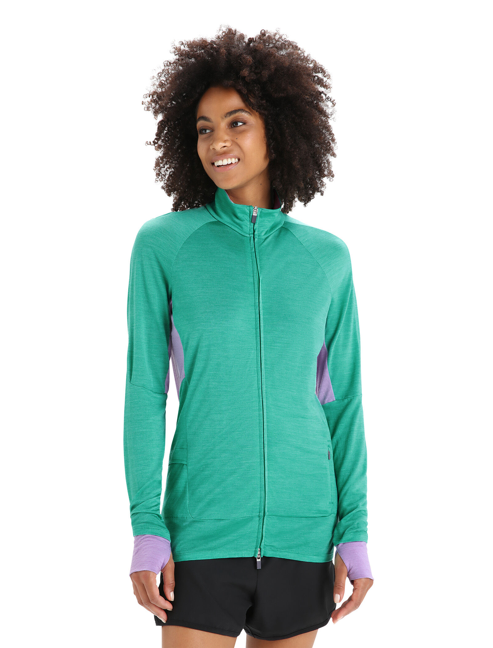ZoneKnit Merino Long Sleeve Zip Jacket Icebreaker US
