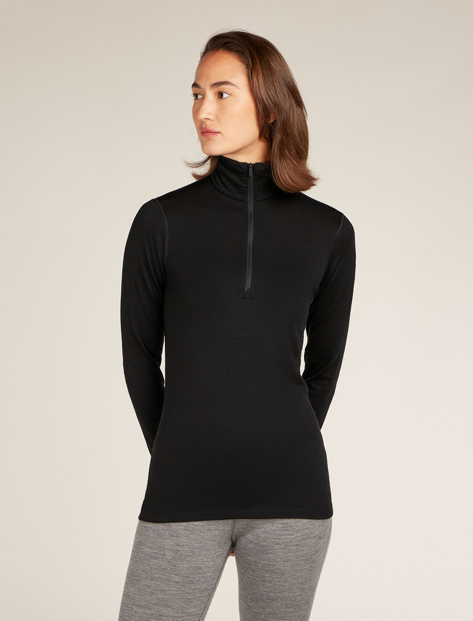 Women s Merino 200 Oasis Long Sleeve Half Zip Thermal Top