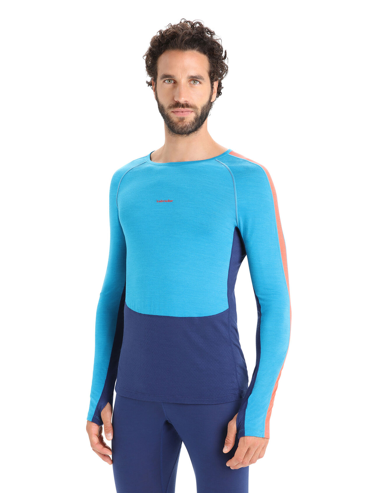 Haut col rond à manches longues 125 ZoneKnit™ en mérinos Hommes Couche de base supérieure ultralégère en mérinos, conçue pour aider à réguler la température du corps pendant les activités intenses, le ras du cou à manches longues 125 ZoneKnit™ est fait avec notre jersey Cool-Lite™ pour l’aventure et l’entraînement quotidien.