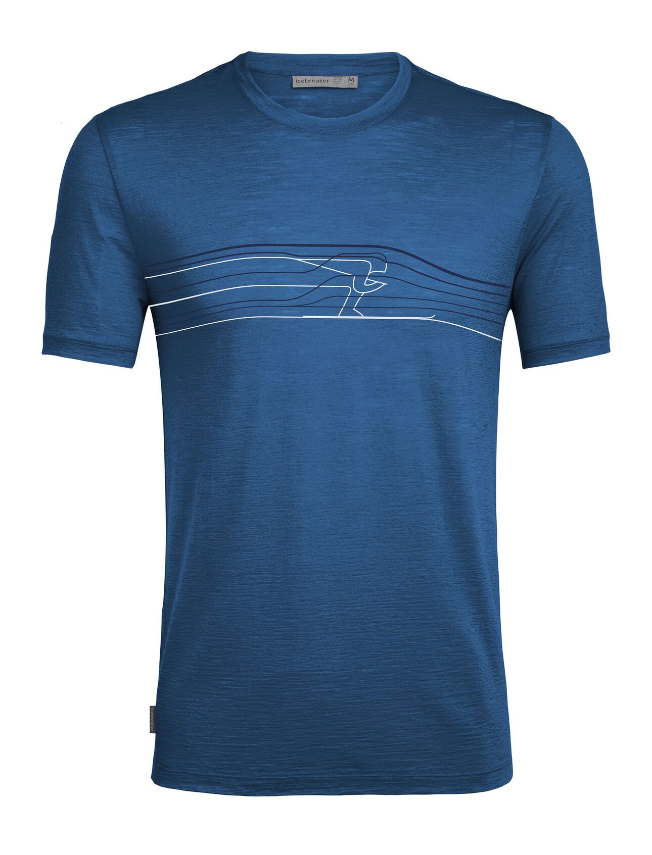 dla mężczyzn Merino Spector Short Sleeve Crewe T-Shirt Ski Racer A lightweight, breathable, and versatile merino wool T-shirt ideal for everything from hiking to travel, our Spector Short Sleeve Crewe Ski Racer is a go-to for any and every day.