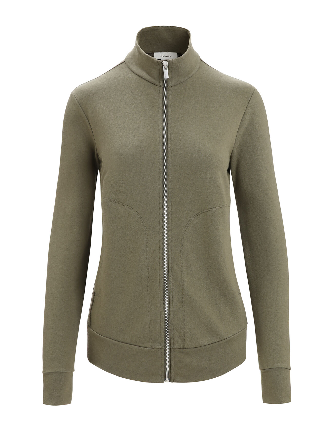 Dames Central Classic sweatshirt met lange mouwen en rits van merinowolmix De Central Classic met lange mouwen en rits is een stijlvolle, klassieke en comfortabele must-have voor elke dag die is gemaakt van een ademend en ongelooflijk veelzijdig materiaal - een mix van natuurlijke Merinowol en biologisch katoen.  