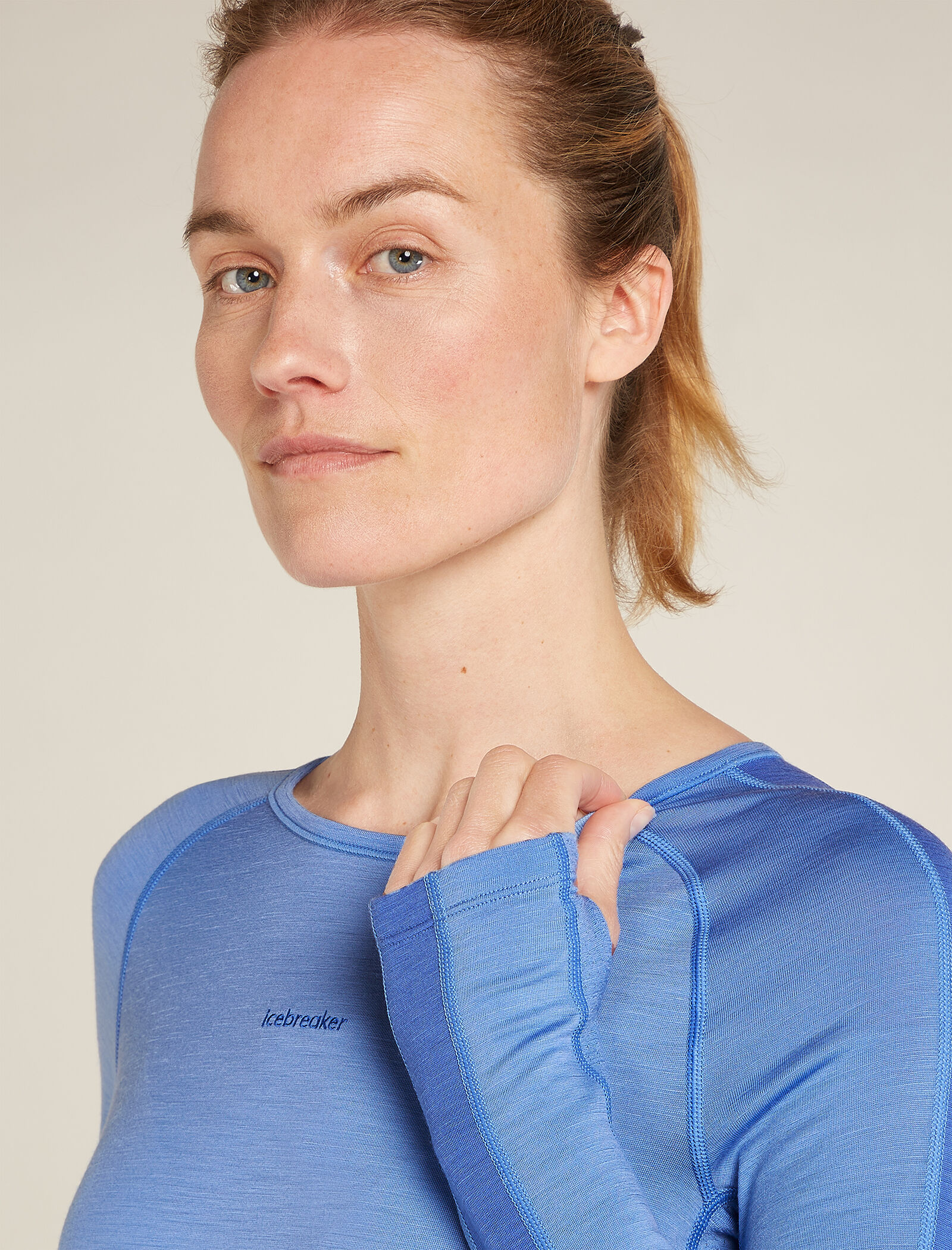 Women s 200 ZoneKnit Long Sleeve Crewe Thermal Top