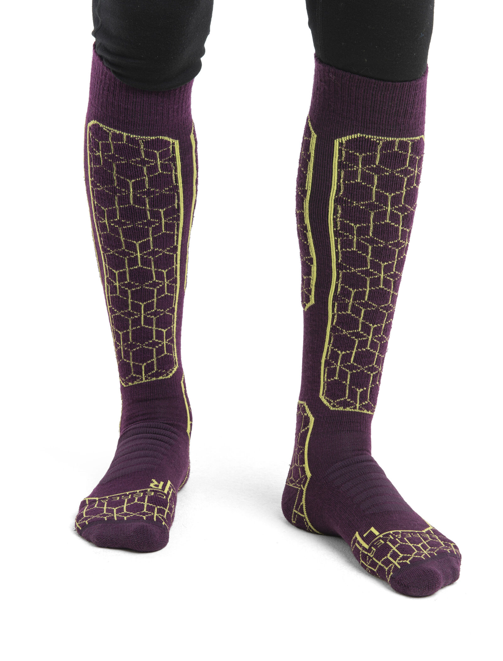 Merino Ski Medium Over the Calf Alpine Geo Icebreaker UK