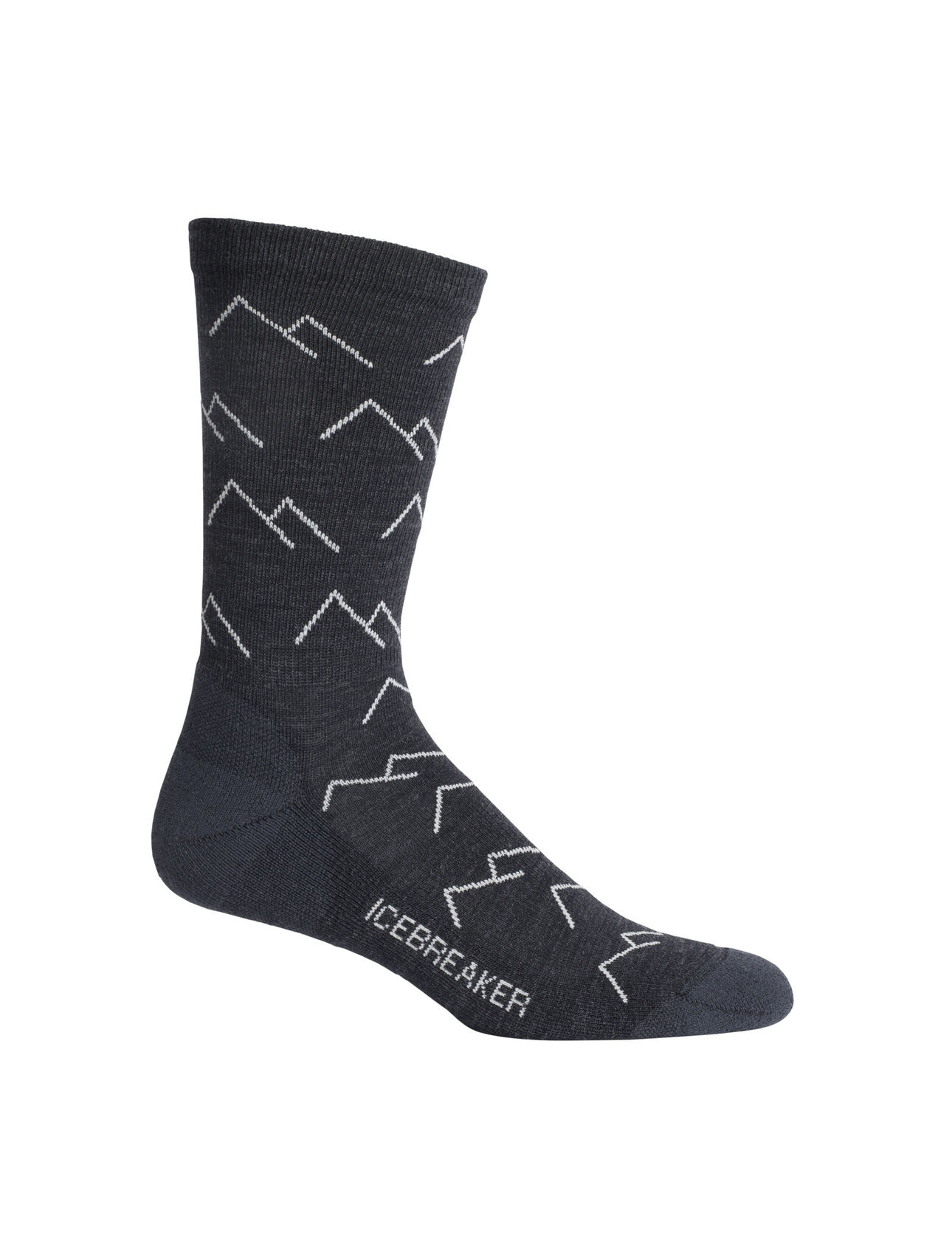 Merino Lifestyle Light Crew Socks Mountainscape