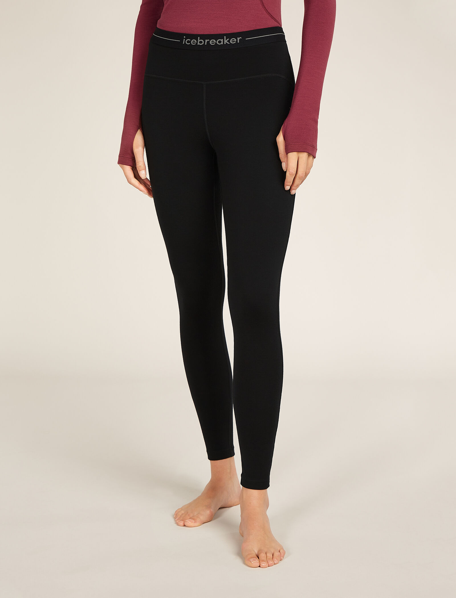 Warm wool leggings top