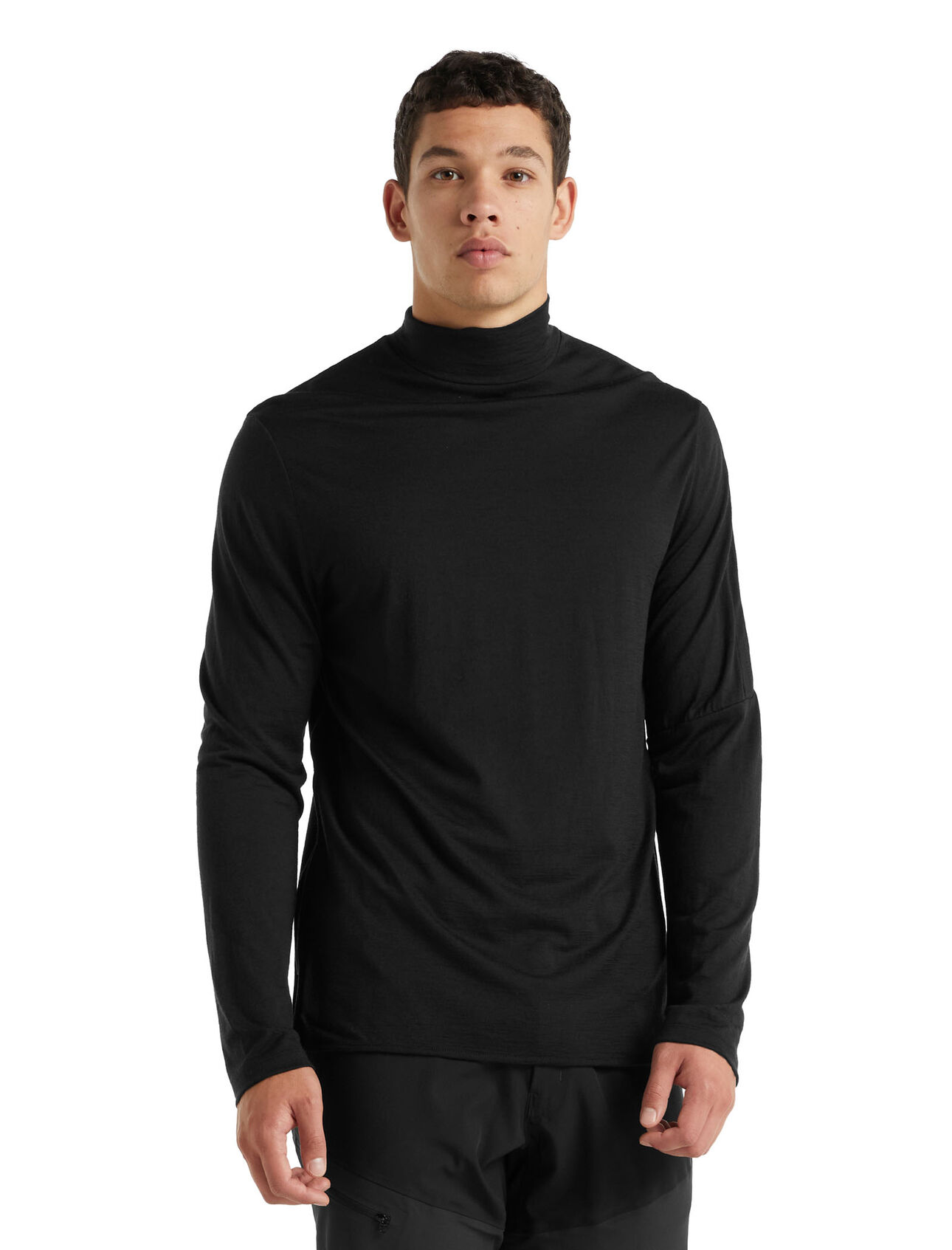 Merino Roamaway Long Sleeve Mock Neck Top
