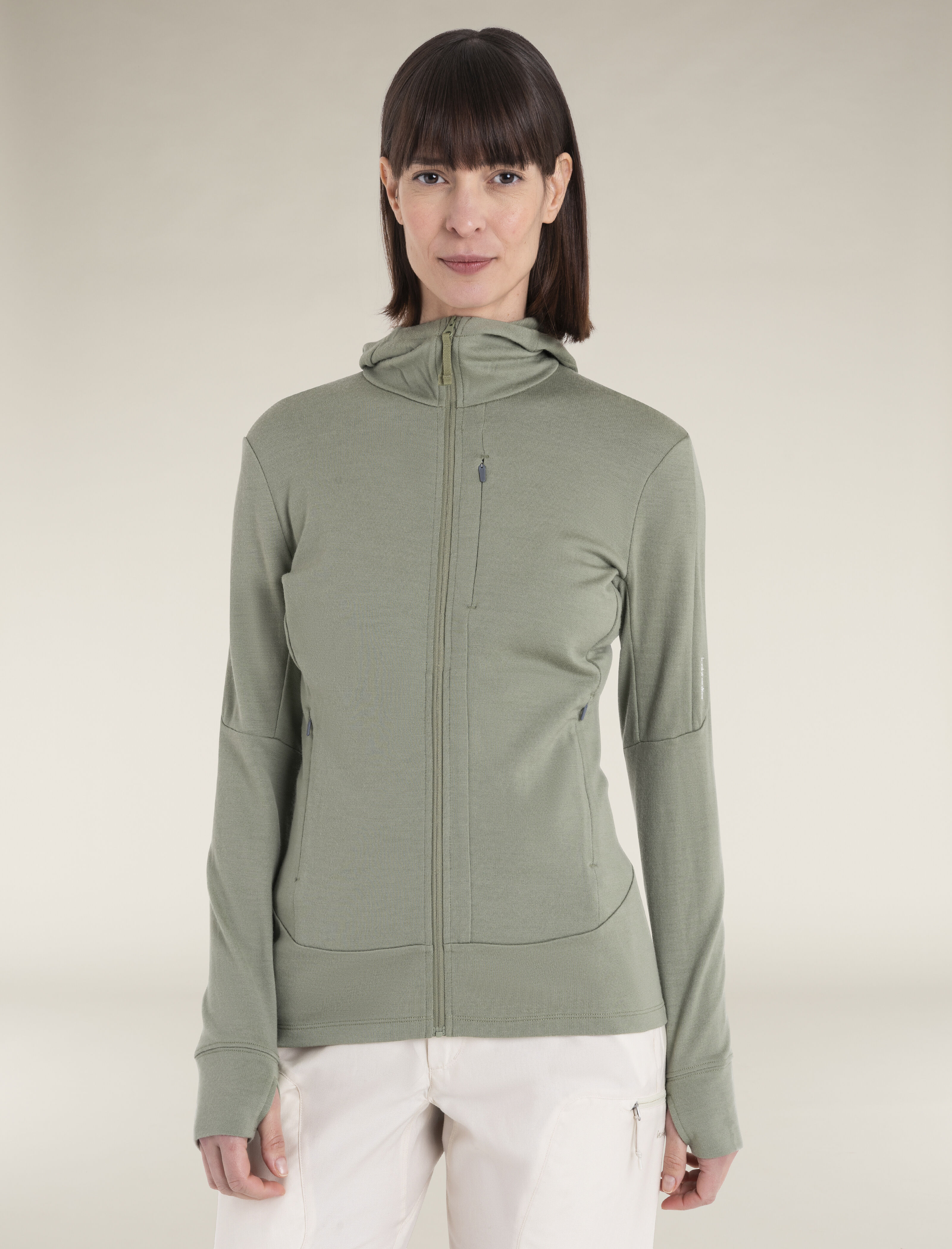 Icebreaker wmns quantum ls top zip hood