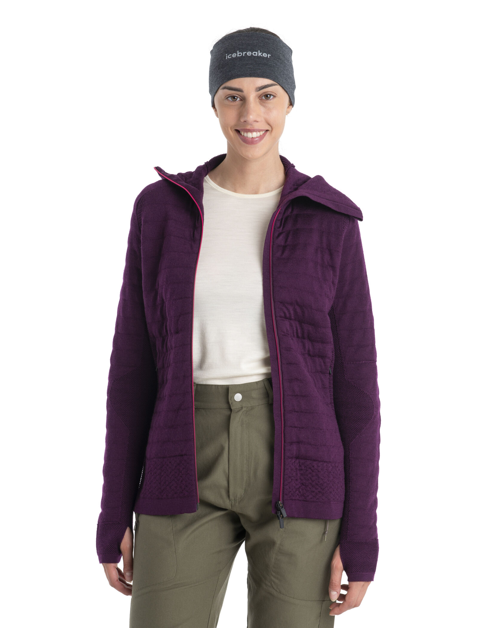 Hooded thermal top hot sale
