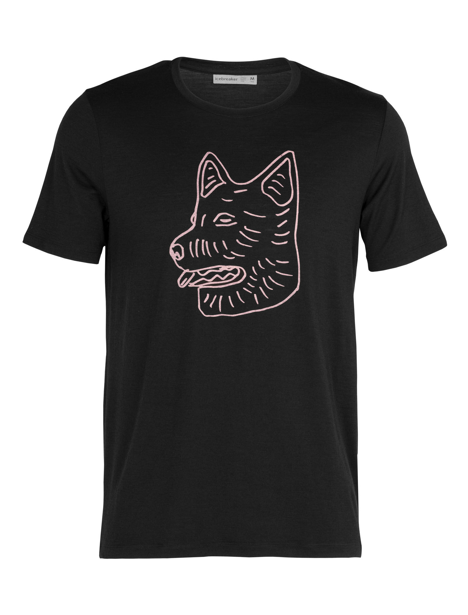 Icebreaker Mens Tech Lite Ss Crewe Running Wolf T-Shirt