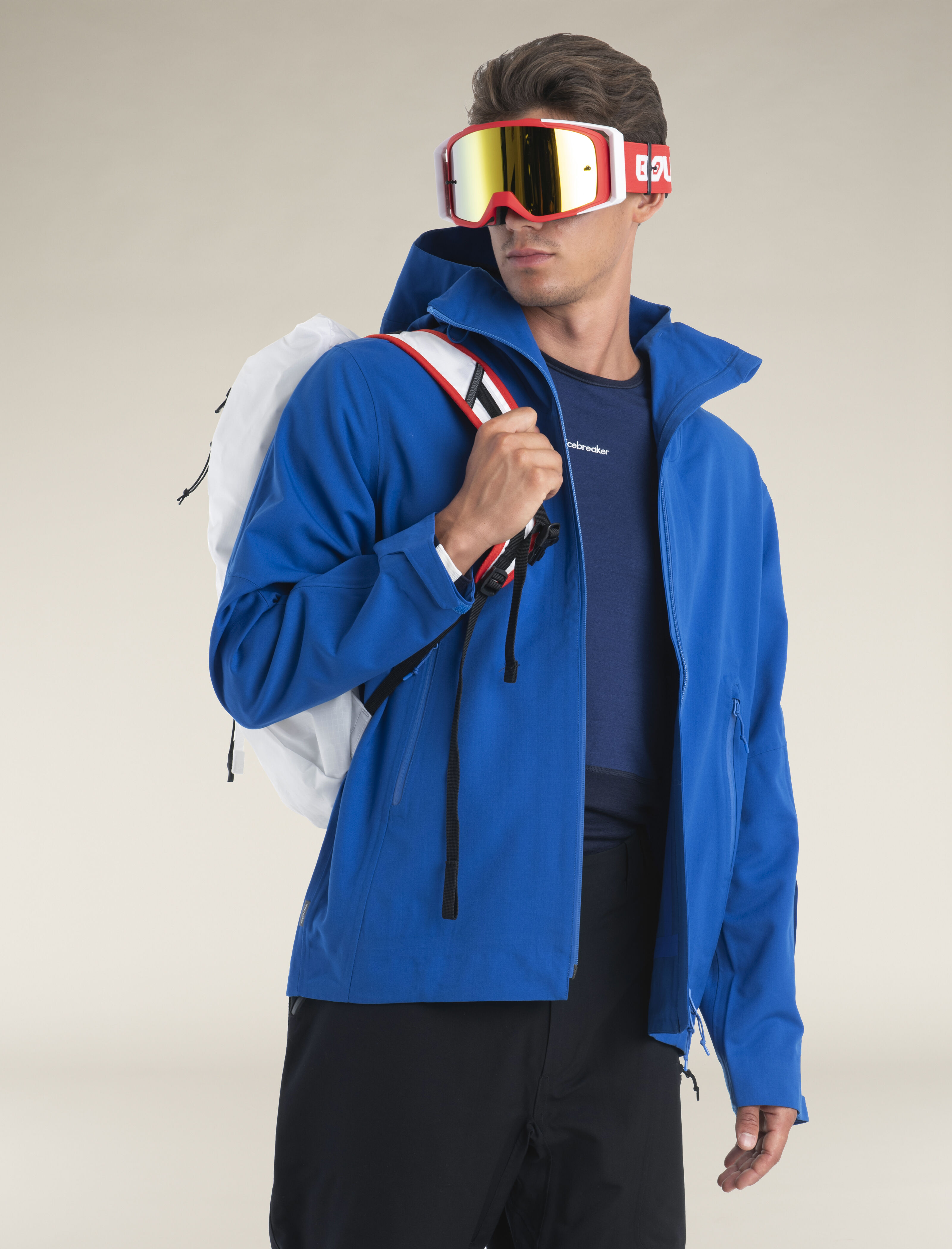 Men s Merino Shell Peak Hooded Jacket