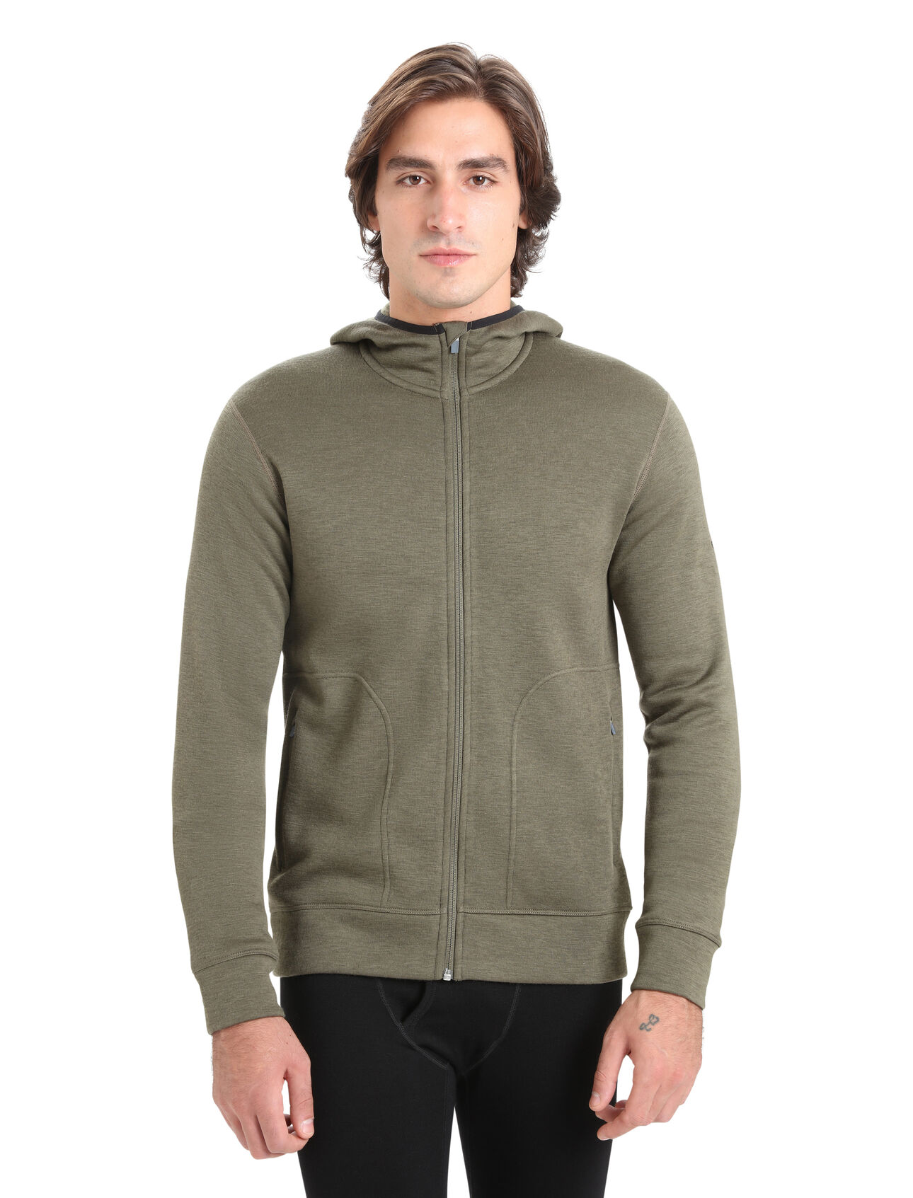 Bunda RealFleece® Merino Elemental s dlouhým rukávem a kapucí na zip