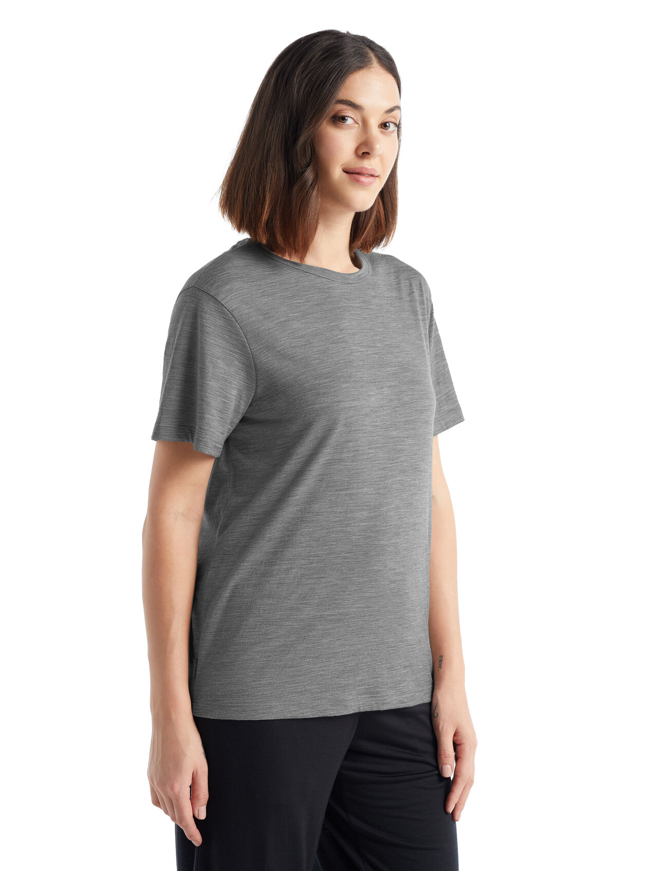 Womens Merino Granary Short Sleeve Tee A classic tee with a relaxed fit and soft, breathable, 100% merino wool fabric, the Granary Short Sleeve Tee is all about everyday comfort and style.
