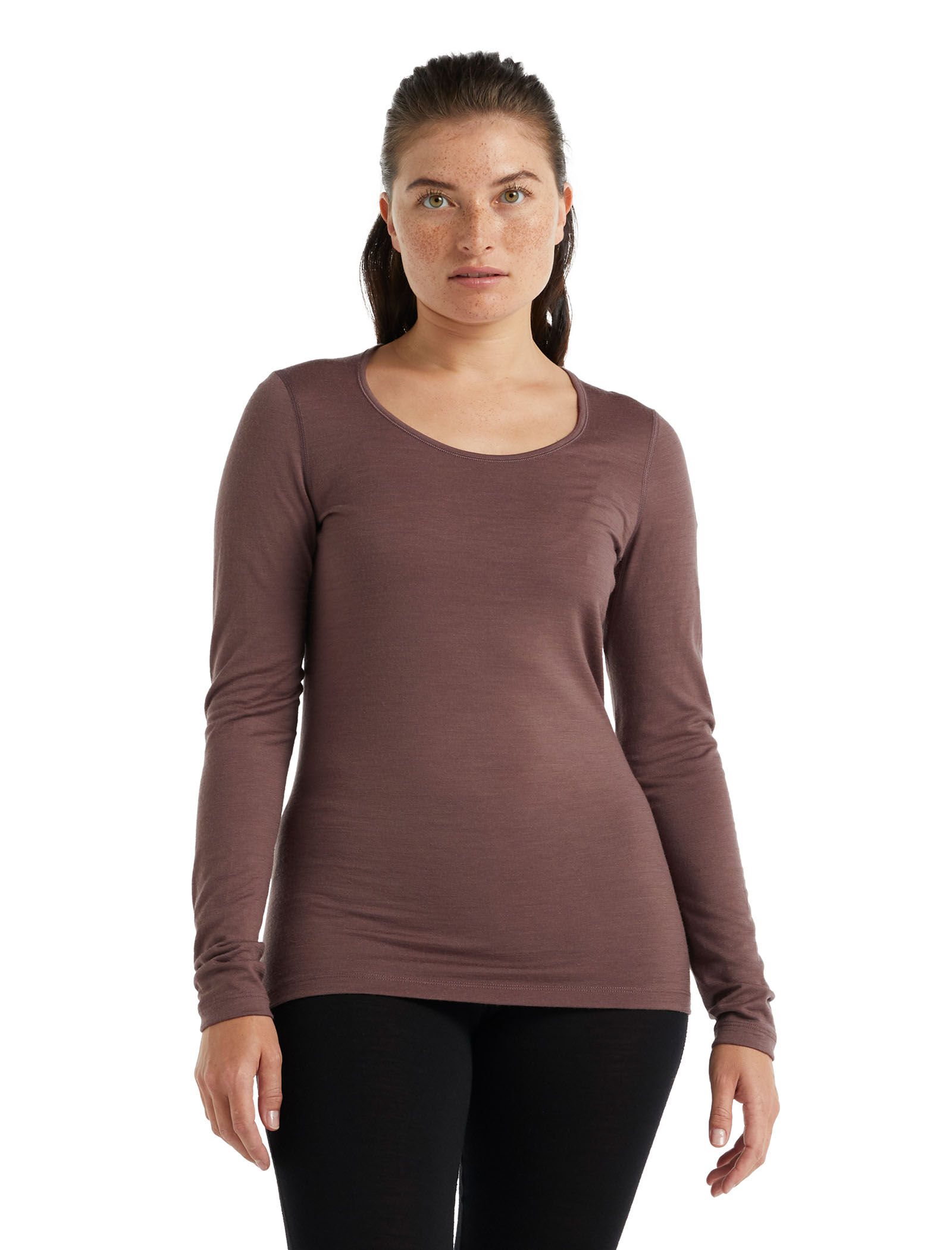 Merino 200 Oasis Long Sleeve Scoop Thermal Top Icebreaker CA
