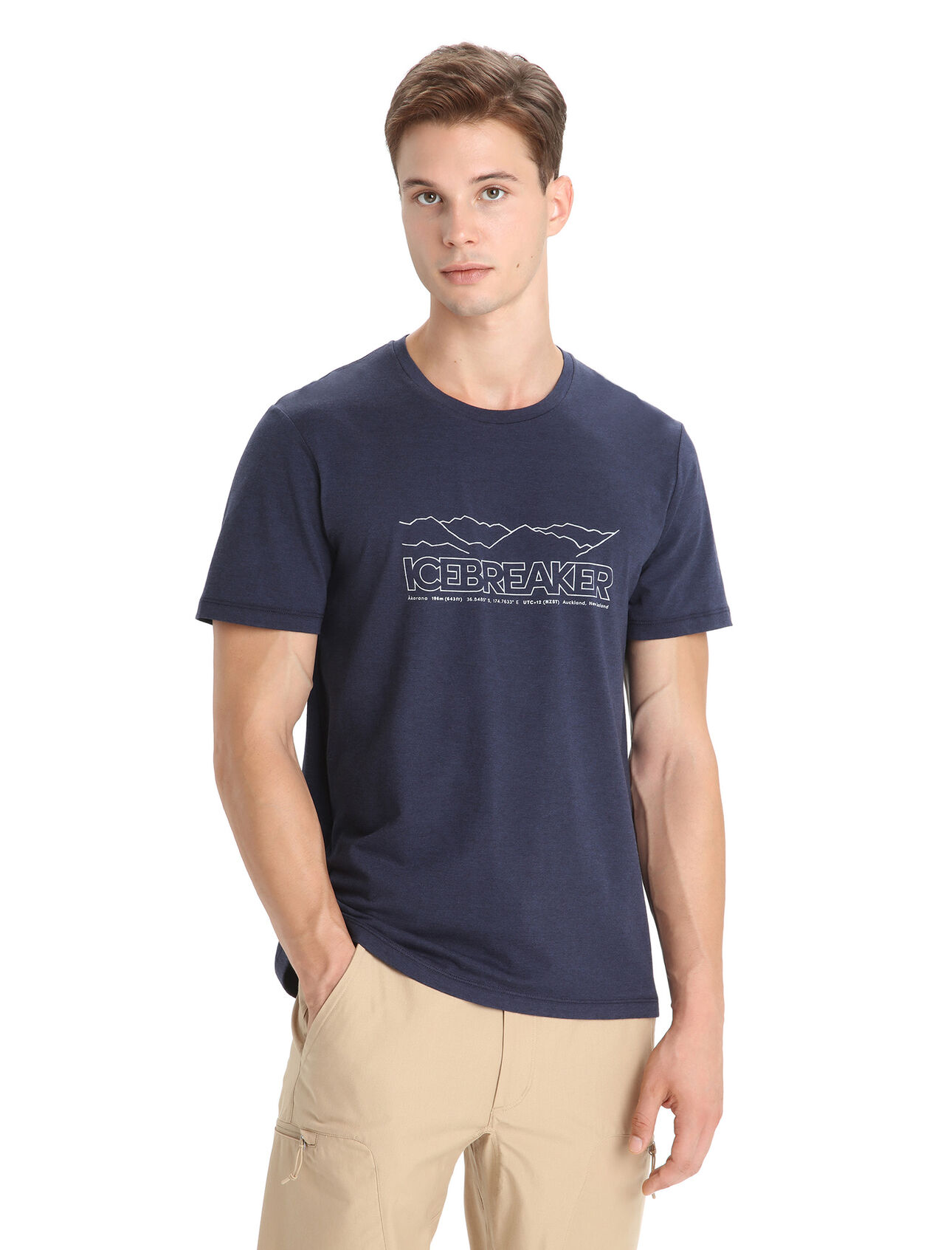 Mens Merino Central Classic Short Sleeve T-Shirt Icebreaker Story A clean, classic and comfortable everyday tee that blends natural merino wool with organic cotton, the Central Classic Short Sleeve Tee Icebreaker Story has you covered any day of the week.