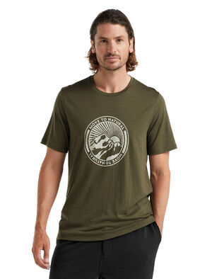 Tech Lite II T-shirt Move to Natural Mountain met korte mouwen van merinowol