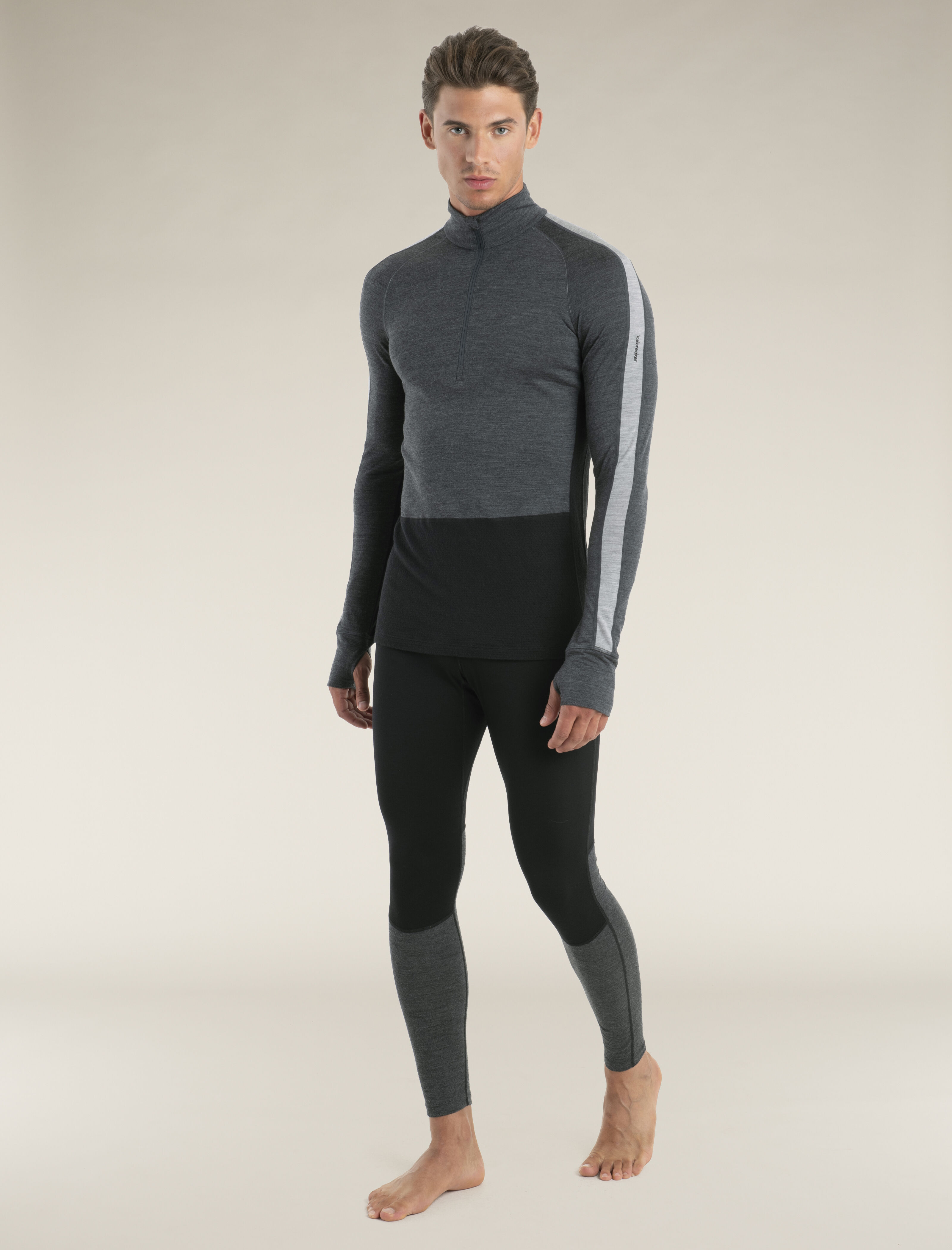 Men s Merino 200 ZoneKnit Long Sleeve Half Zip Thermal Top