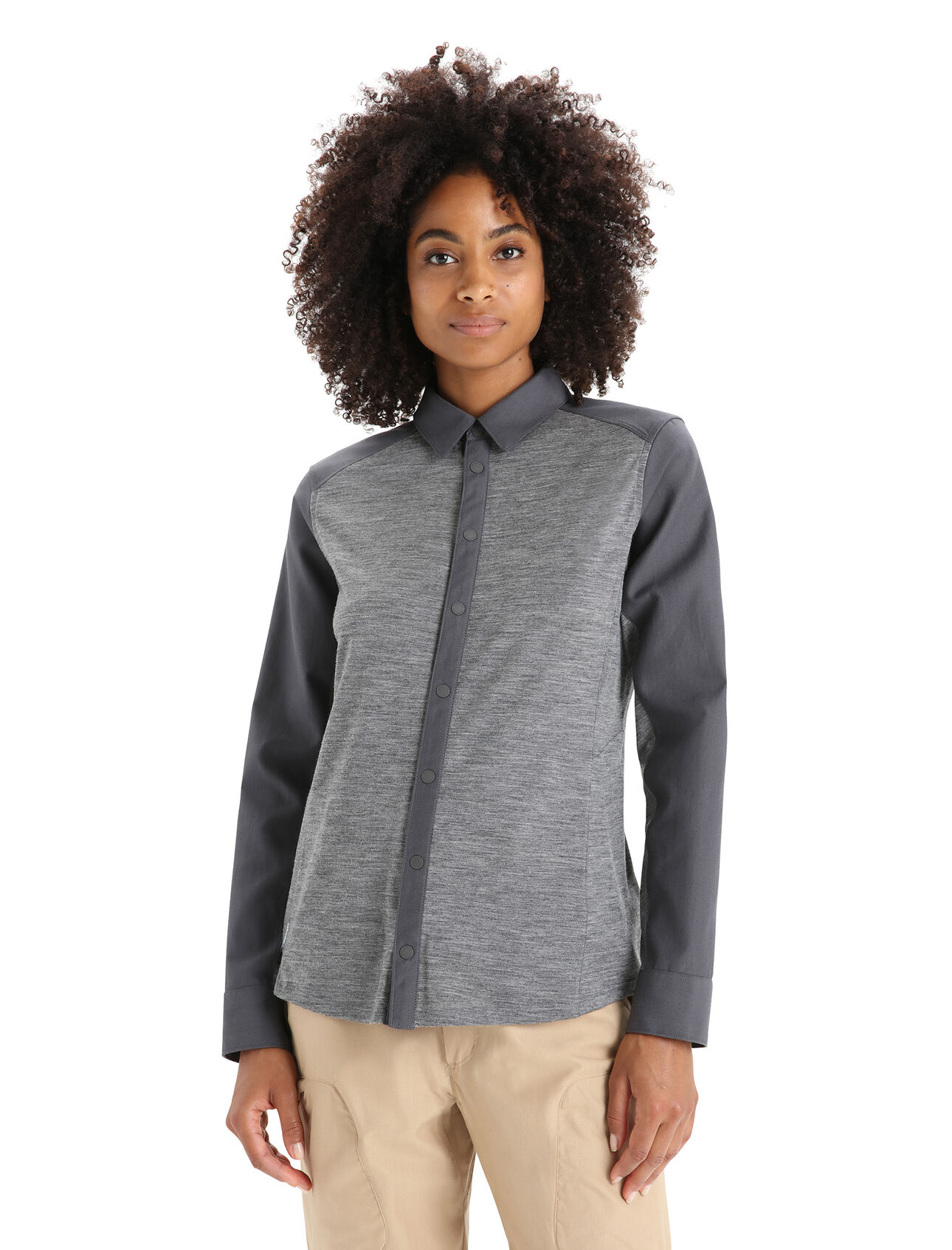 Womens Merino Hike Long Sleeve Top A lightweight and breathable merino shirt ideal for mountain adventures, the Hike Long Sleeve Top also provides the casual style for whatever comes after.