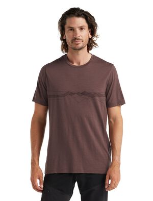 T-shirt manches courtes mérinos Tech Lite II Peak Patterns