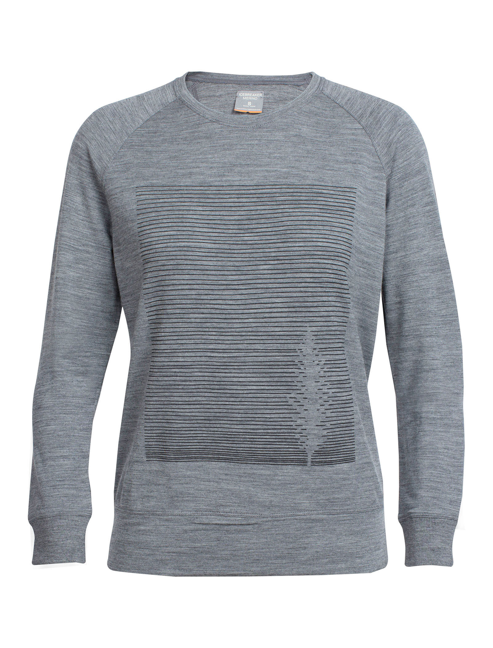 Zoya Long Sleeve Crewe Tree Pose Icebreaker CA
