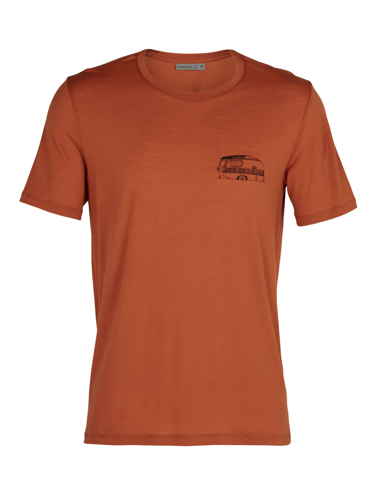 Merino Tech Lite kurzärmliges T-Shirt mit Rundhalsausschnitt Caravan Life