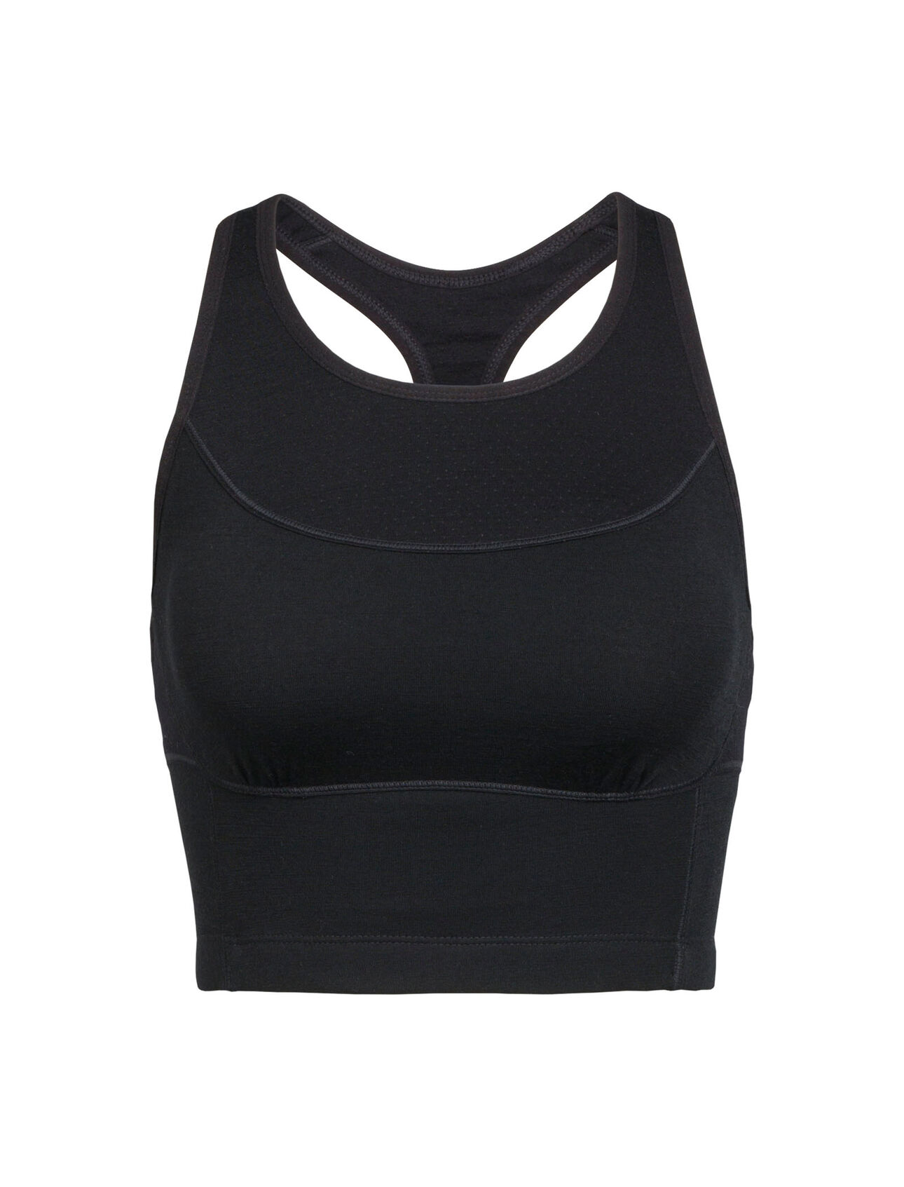Womens Merino Cool Lite Meld Zone Long Sport Bra Underwear Icebreaker