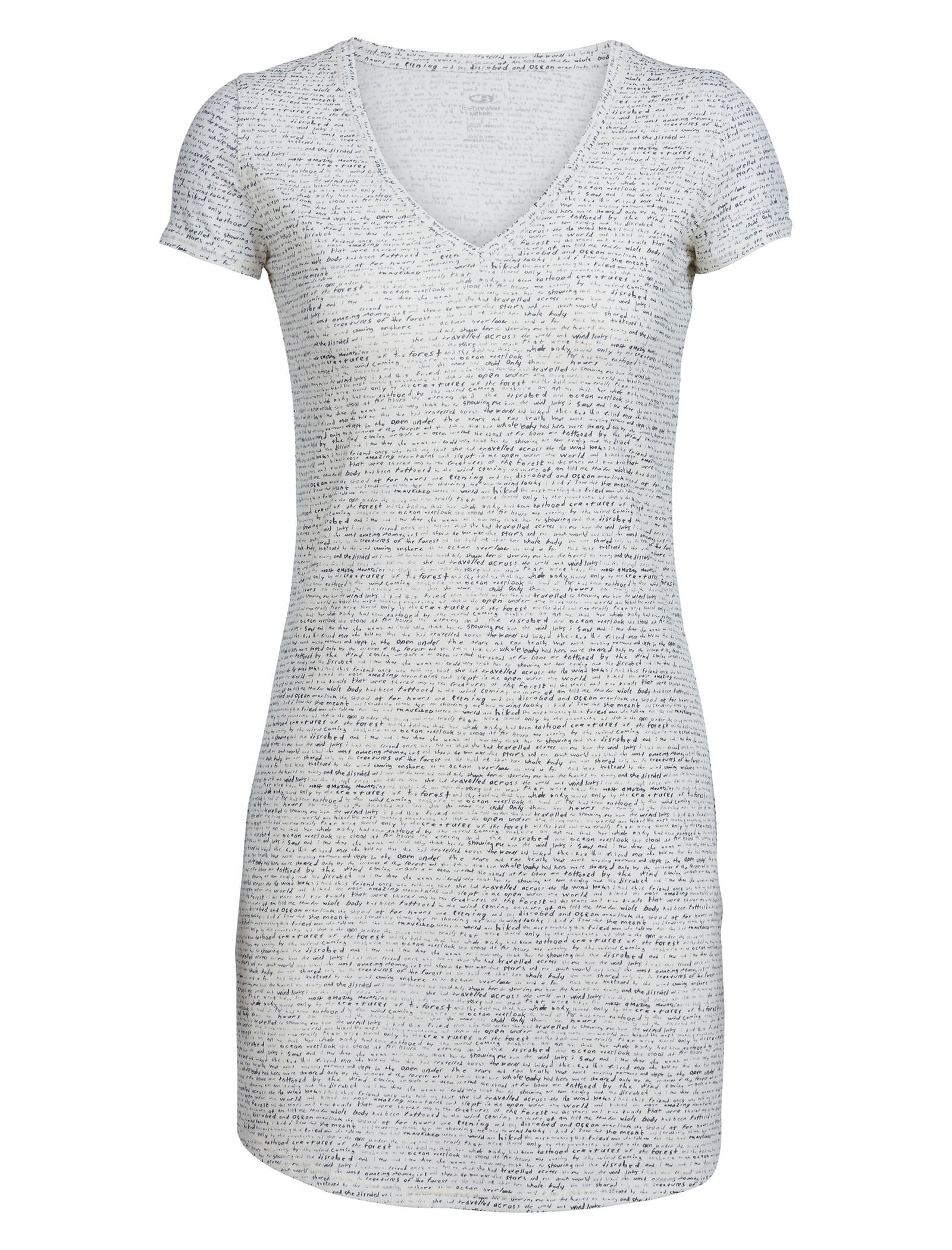 Cool Lite Yanni Short Sleeve V Dress Windstorm Icebreaker CA