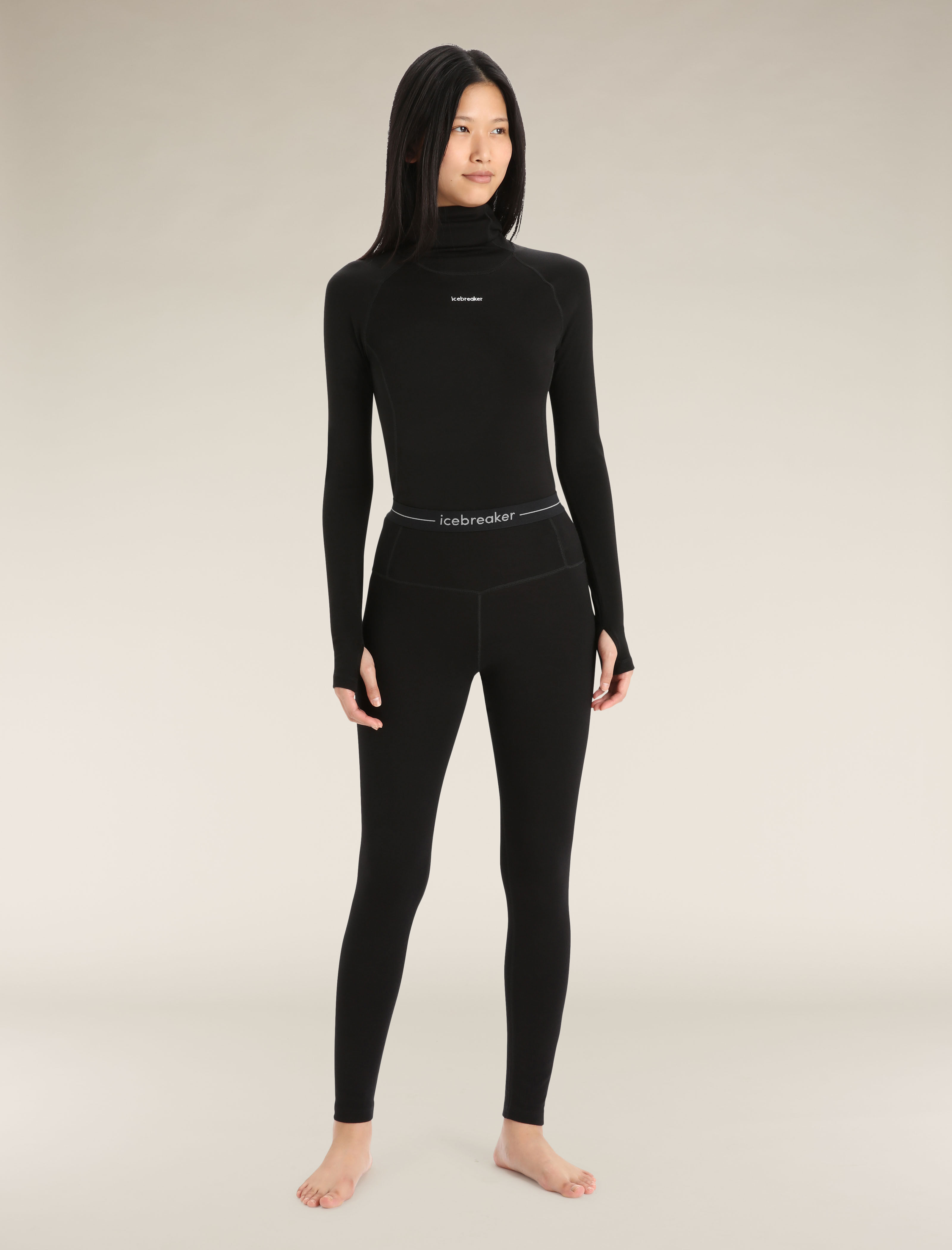 Merino 260 Tech High Rise Thermal Leggings Icebreaker US