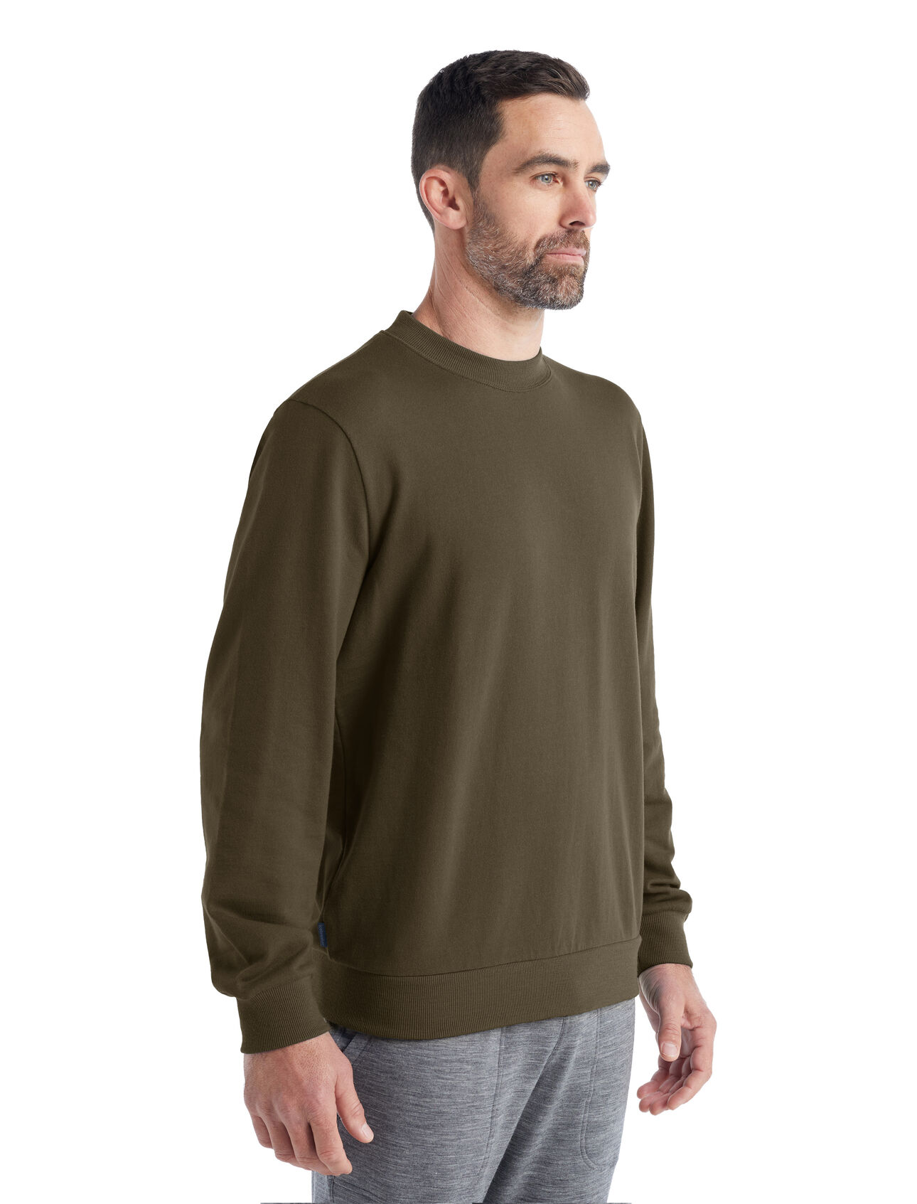 Merino Shifter Sweatshirt Herren Ein klassisches und stylishes Sweatshirt aus 100% Merinowolle in French Terry, das Shifter Sweatshirt ist ein weicher, komfortabler und vielseitig einsetzbarer Layer.