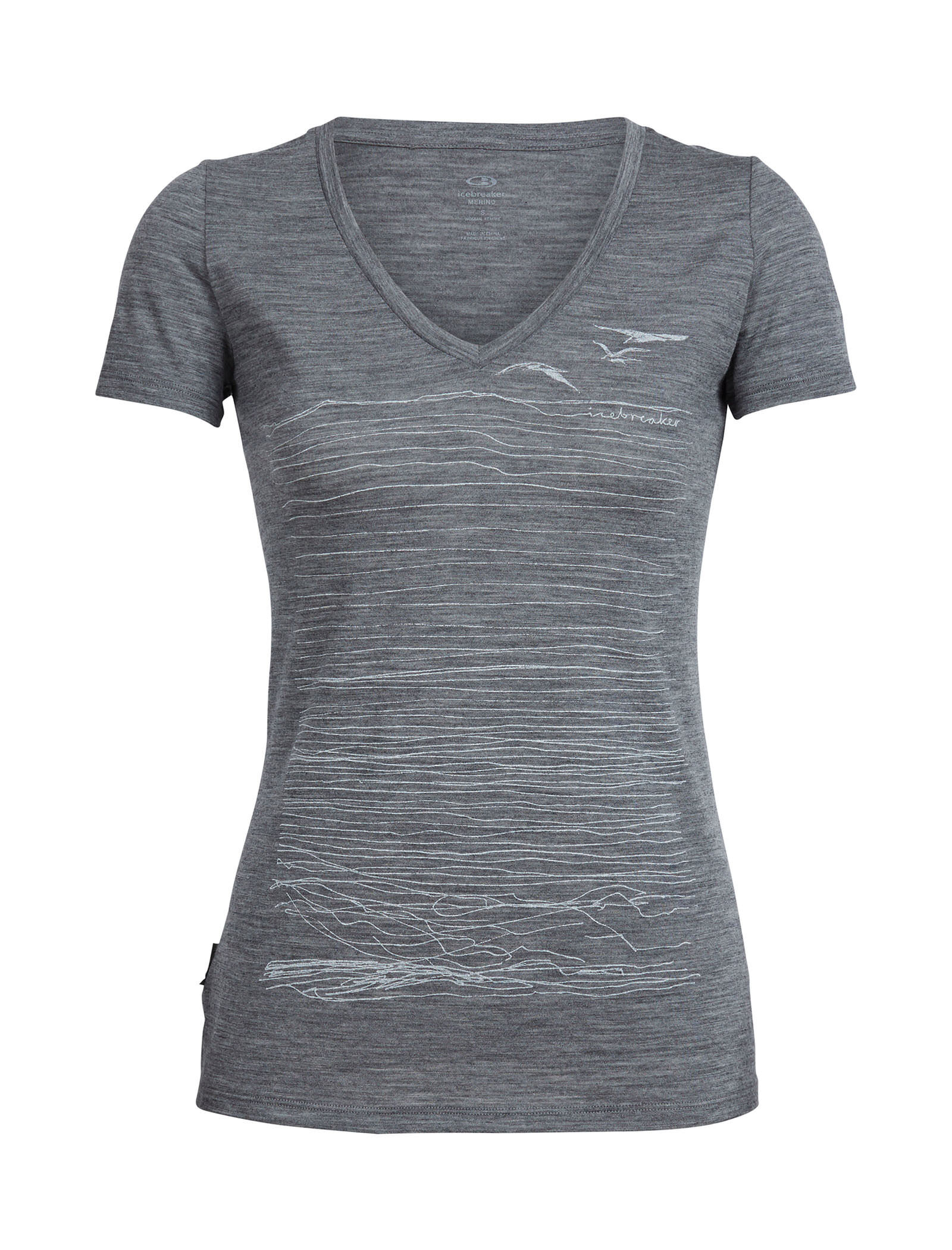 Icebreaker v neck top