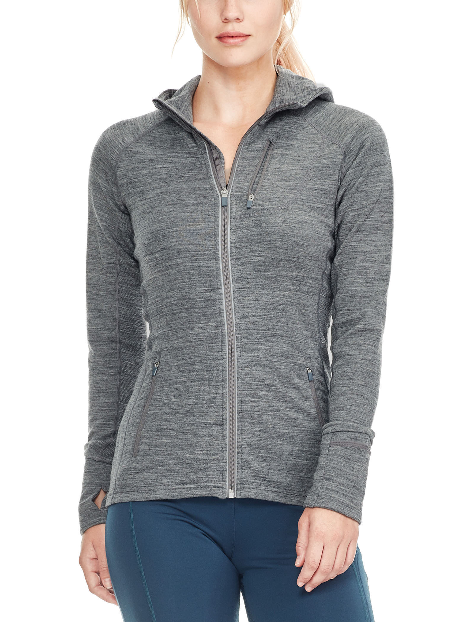 Womens Merino Quantum Long Sleeve Zip