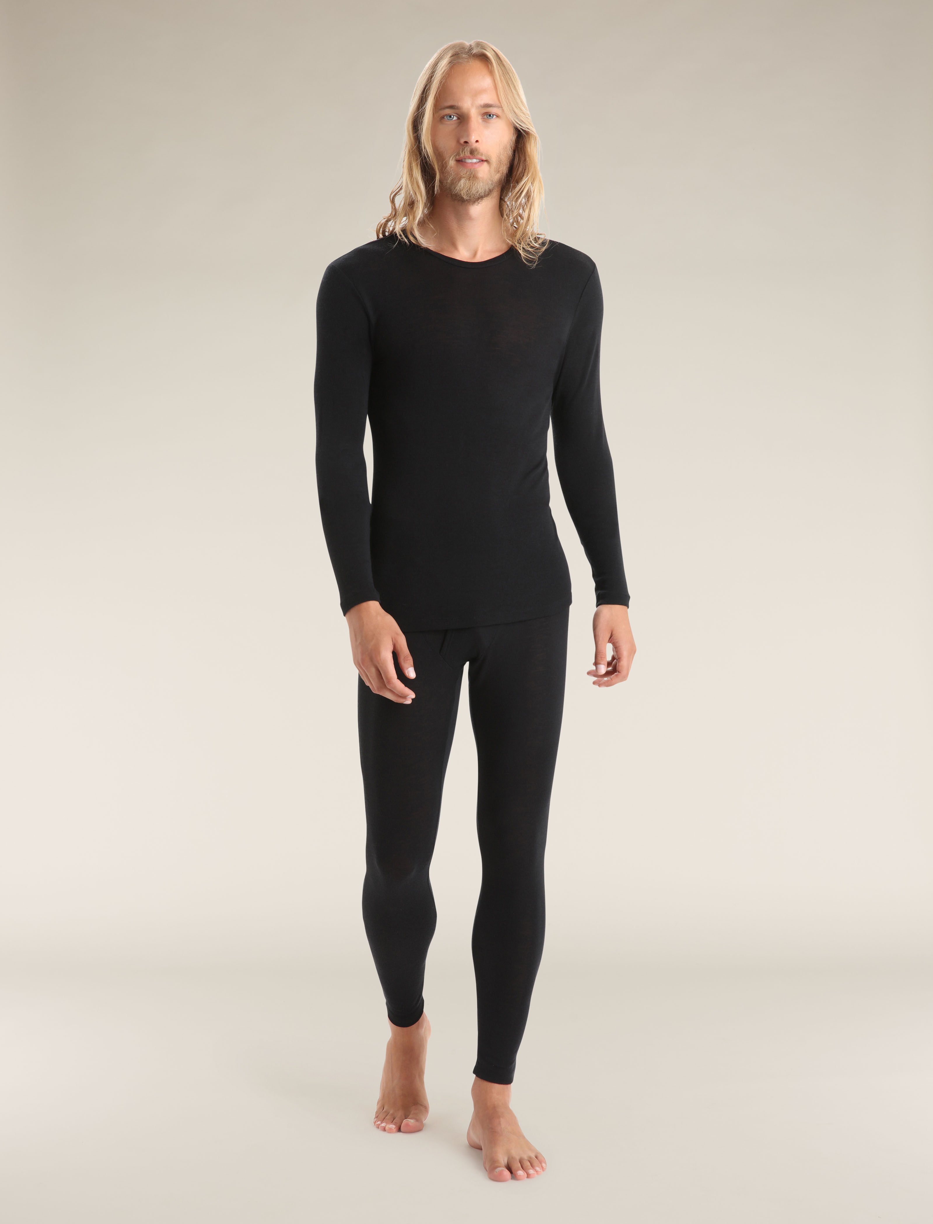 Men s Merino Wool Matching Sets Thermal Underwear Sets icebreaker