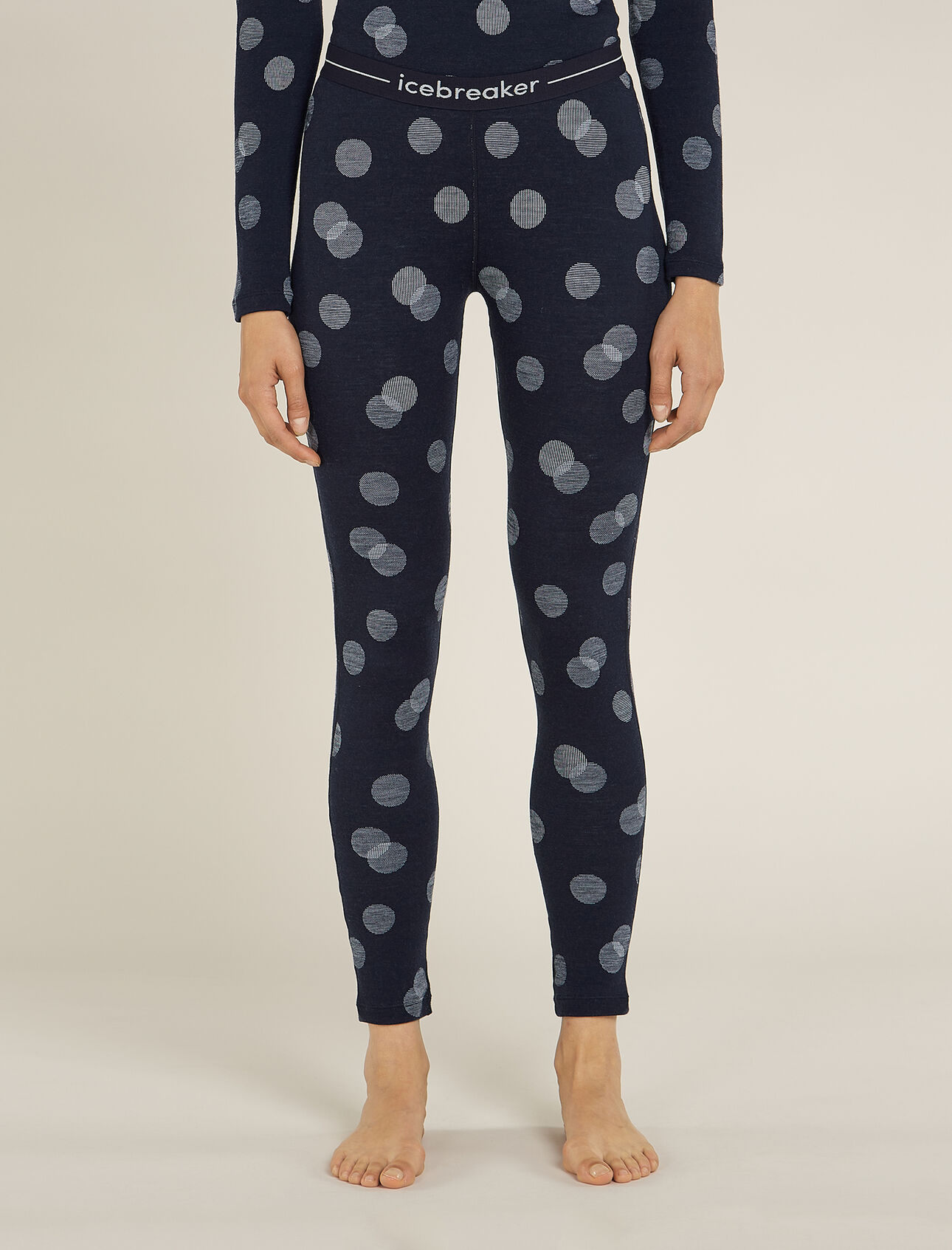 260 Vertex thermische legging Falling Flakes van merinowol