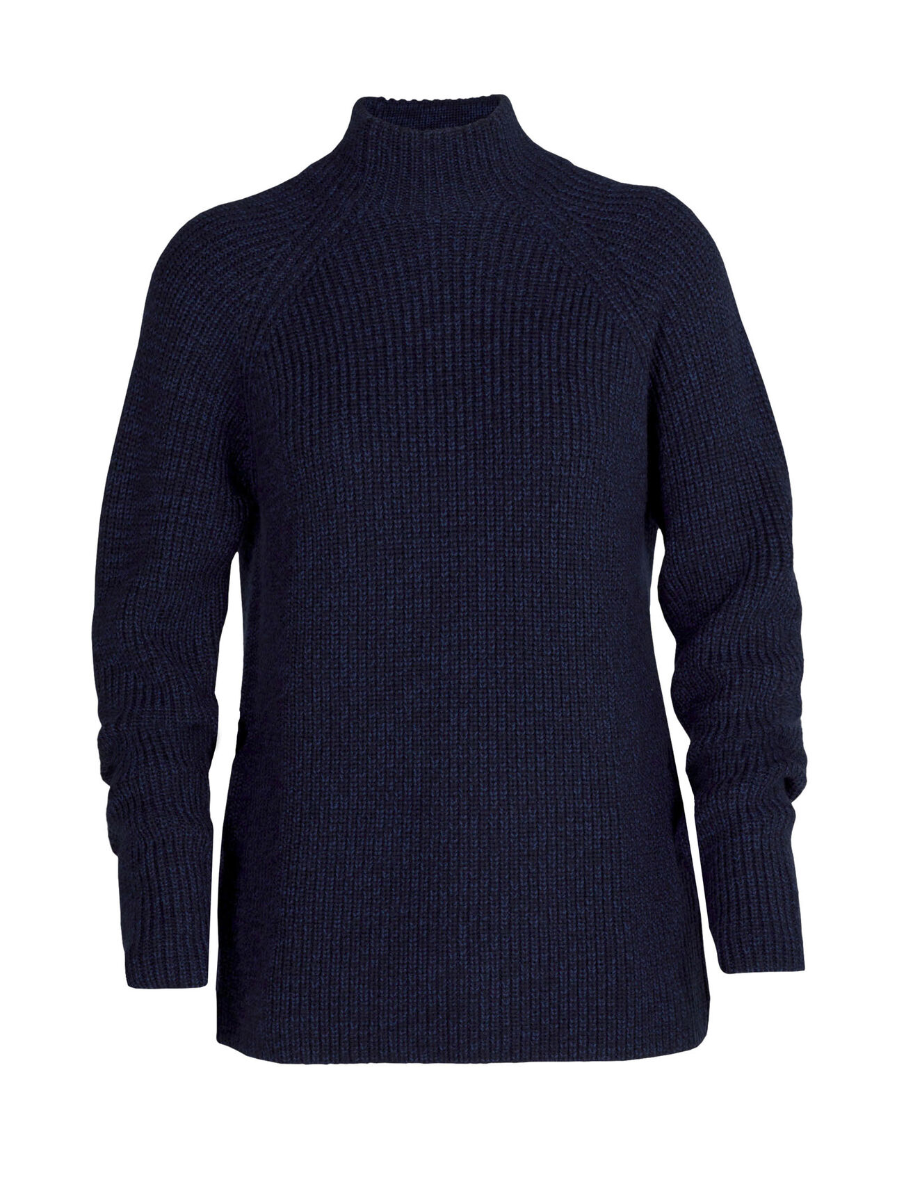 Merino Hillock Pullover mit Trichterkragen